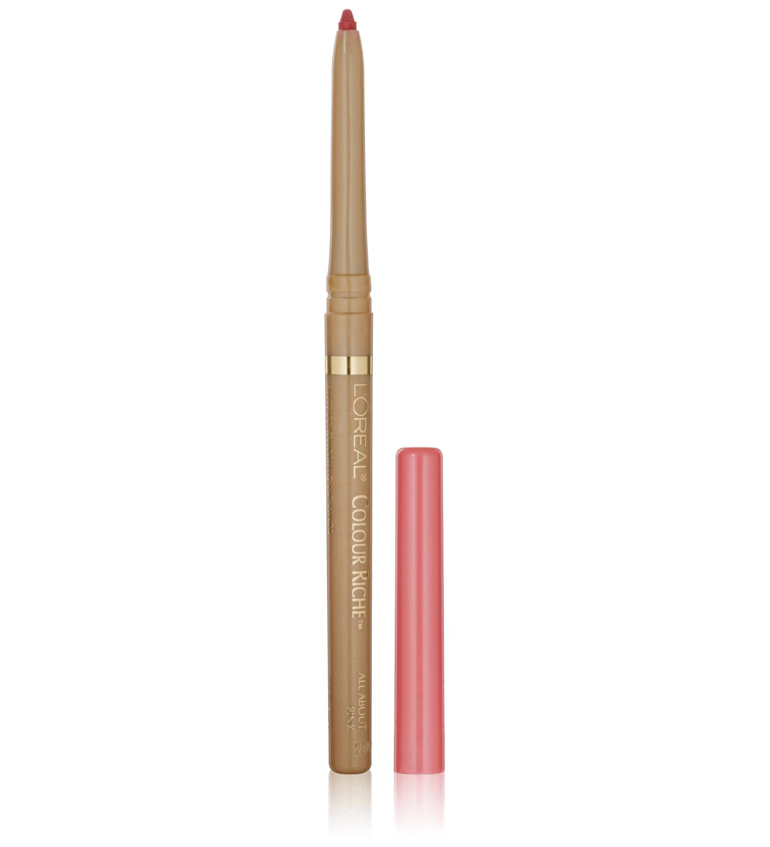 L'Or al Paris Colour Riche Lip Liner in All About Pink - 0.007 oz - 1 Count - Buy Online on GoSupps.com