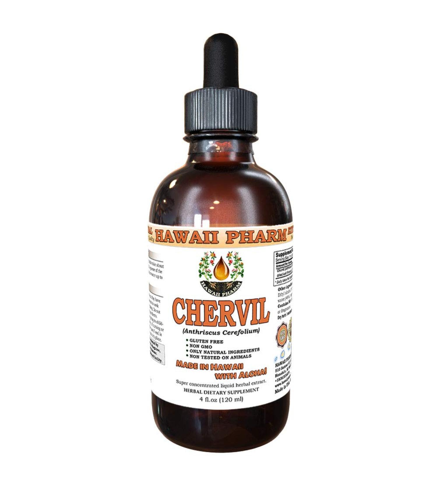 Chervil Liquid Extract Chervil (Anthriscus Cerefolium) Leaf Powder Tincture Supplement 4 oz 4 Fl Oz (Pack of 1) - Buy Online on GoSupps.com
