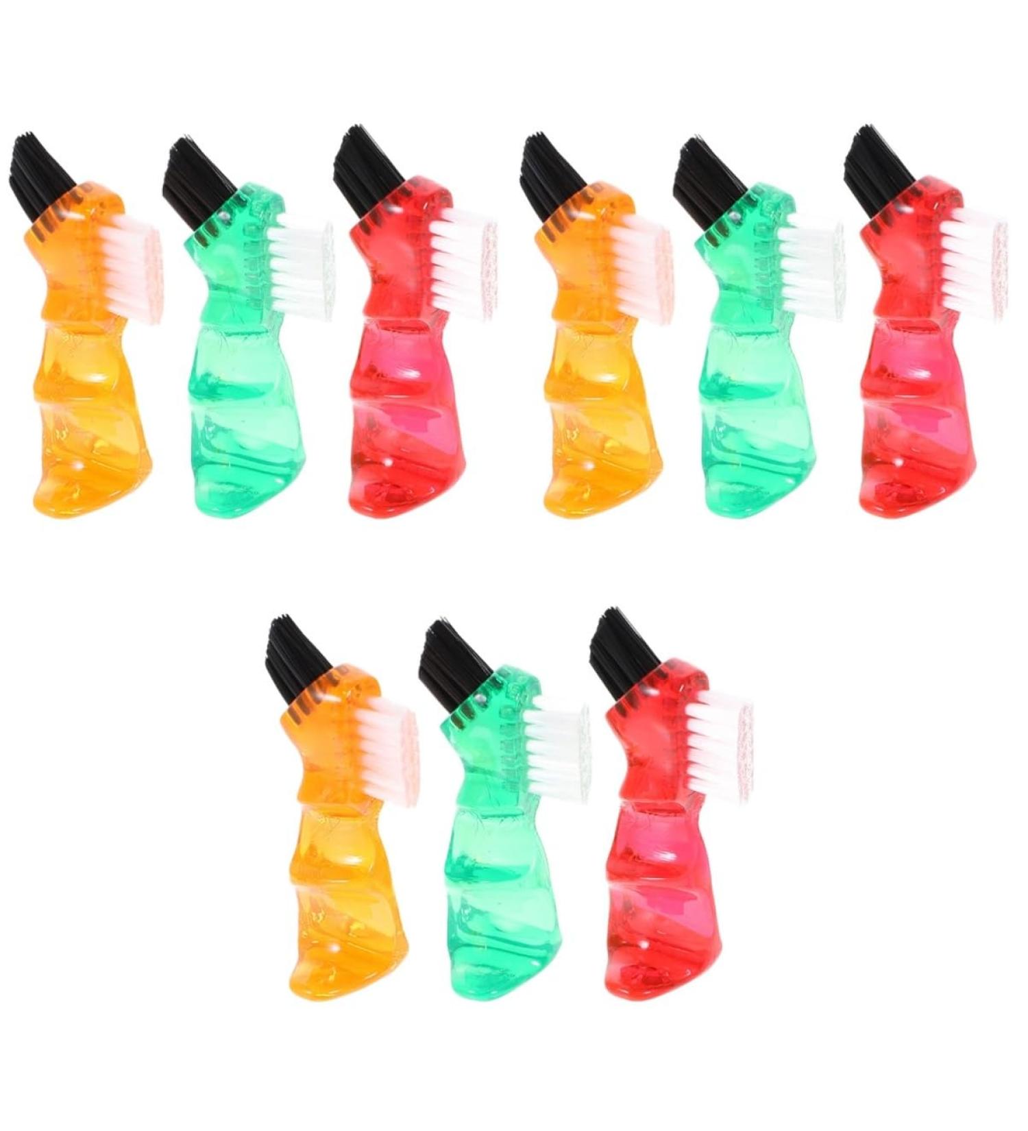 Minkissy 9-Piece Travel Toothbrush & Mini Cleaning Brushes Set - Multicolor Oral Care & Jewelry Cleaning Tools - Portable & Practical Home Use - Buy Online on GoSupps.com