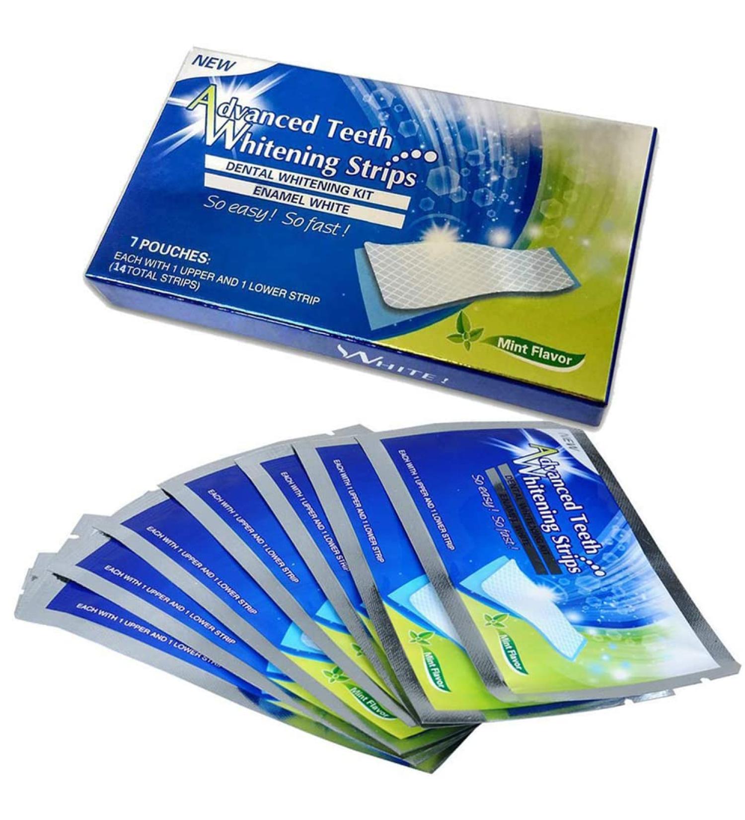 Jamverus 30-Minute Express Teeth Whitening Strips | Gentle & Professional Stain Remover for Sensitive Teeth | Oral Care - 14 Strips (7 Pairs) - Buy Online on GoSupps.com