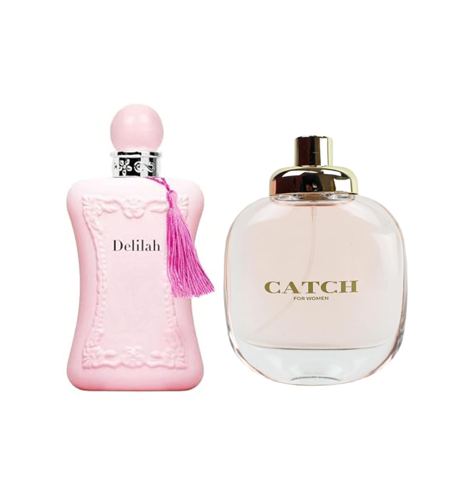 Women's Delilah&Catch for Women Perfume Set Romantic Floral Scent Eau De Parfum Spray for Women 3.4 Fl Oz Each Bottle Daily Used Fragrance - Buy Online on GoSupps.com