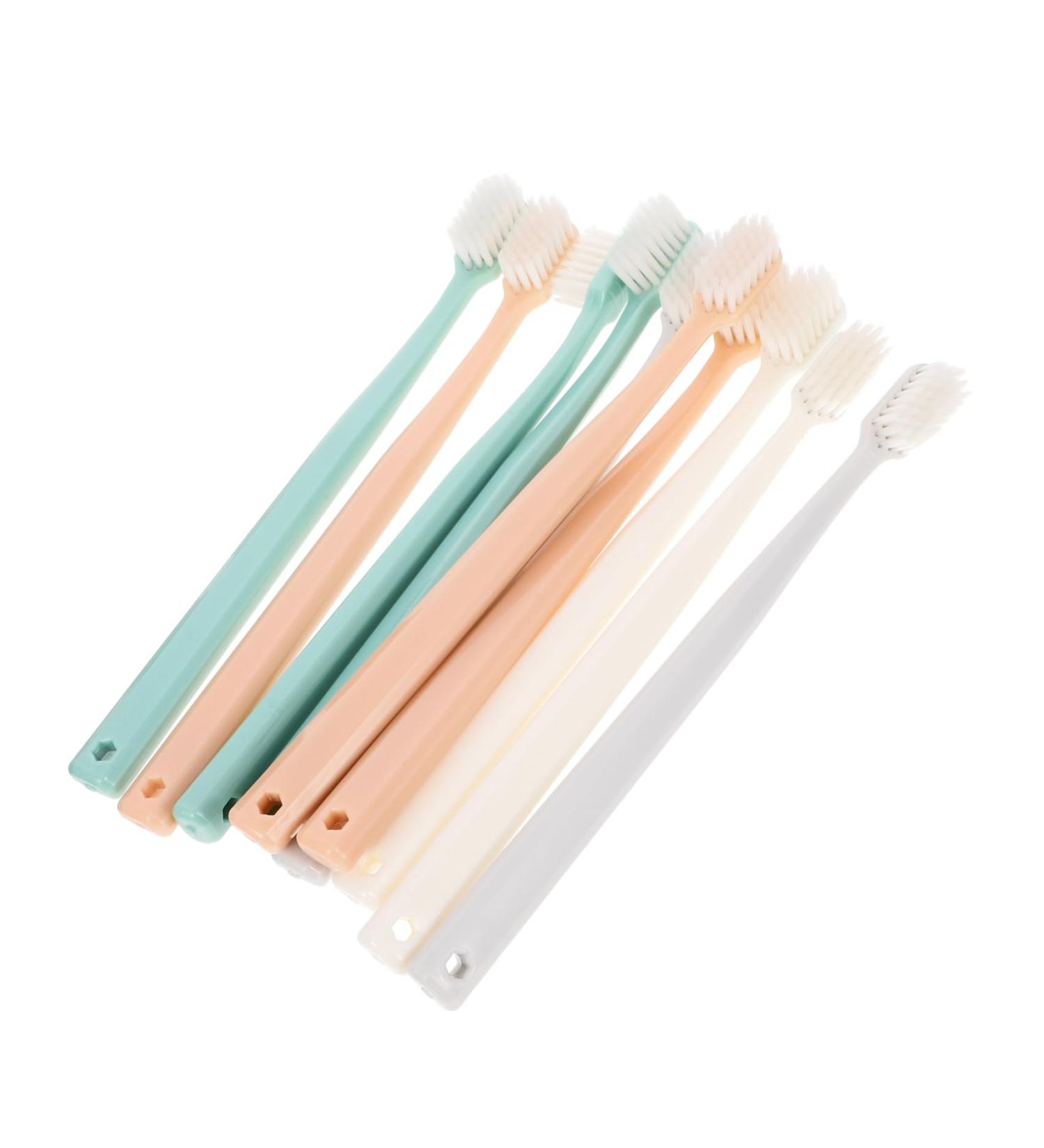 Solustre 10-Pack Ergonomic Disposable Toothbrushes - Travel-Friendly Household Tooth Cleaning Brushes - Buy Online on GoSupps.com