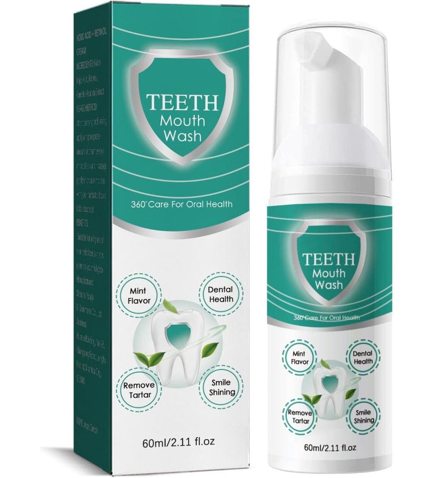 Dental Mouthwash Herbal Whitening Oral Repair Foam Deep Cleaning Deep Clean Fresh Breath - Buy Online on GoSupps.com