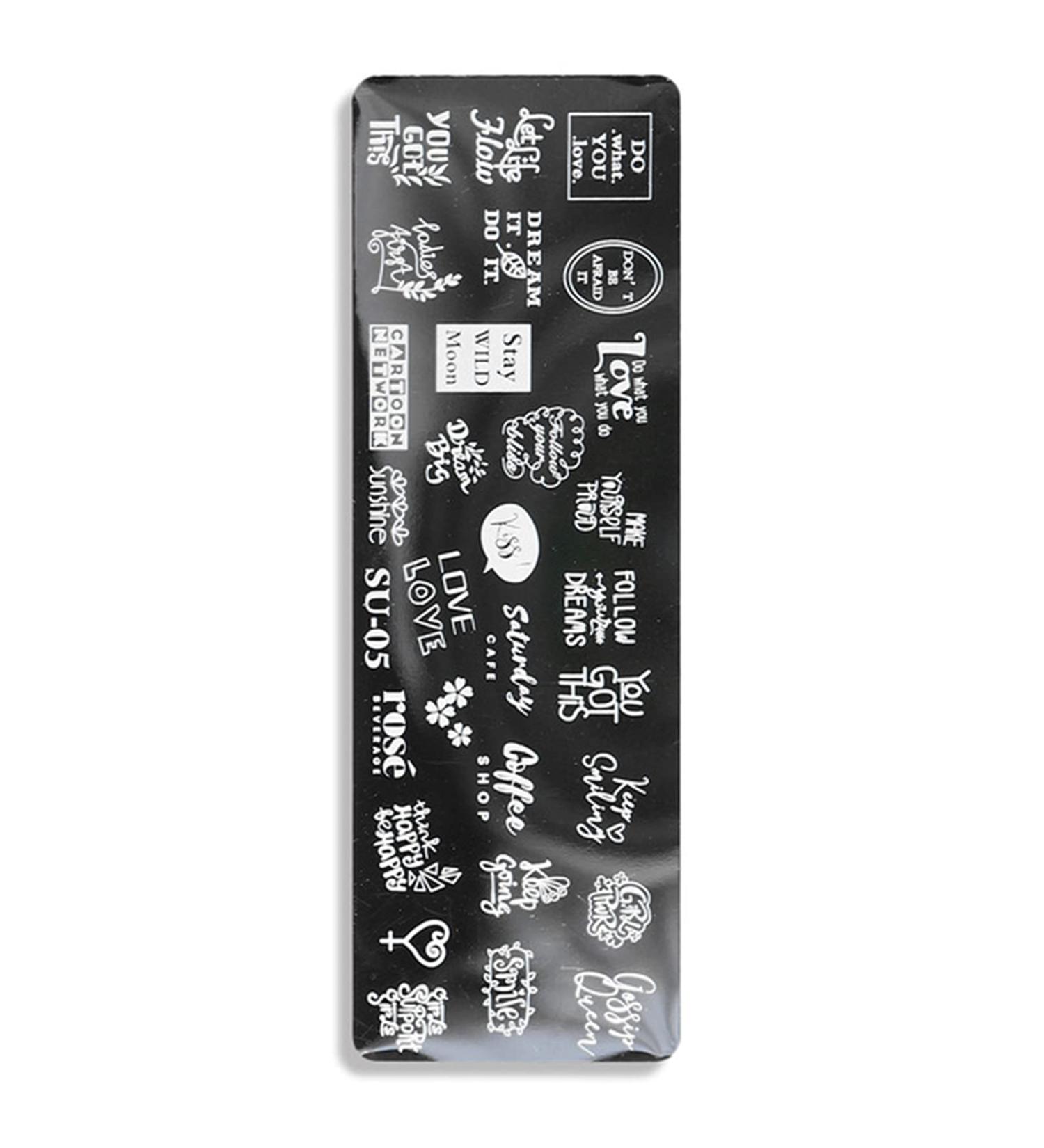 Sanwood Nail Stamping Plates - Human Face Patterns Nail Art Templates | Stainless Steel Manicure Tool Kit for Girls & Women - Buy Online on GoSupps.com