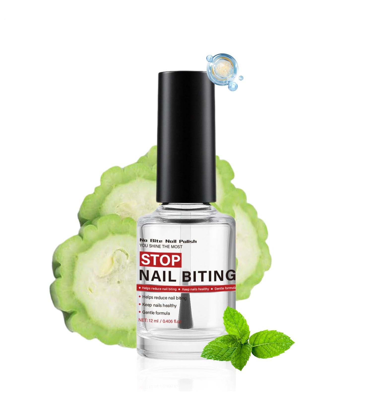  ZHUMCCY Nail Polish to Prevent Nail Biting 12ml Natural and Safe Coating | Prevention of the Nail Biting Habit - For Thumb Growth and Sucking - Buy Online on GoSupps.com