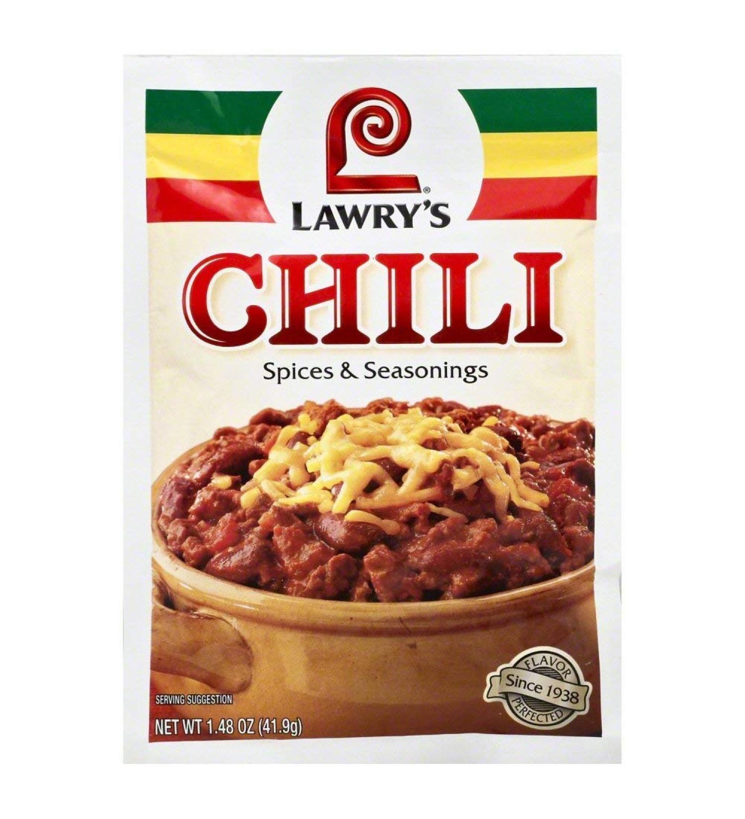 LAWRYS Chili Spices & Seasonings 1.48 OZ (Pack of 3) - Shop Now! - Buy Online on GoSupps.com