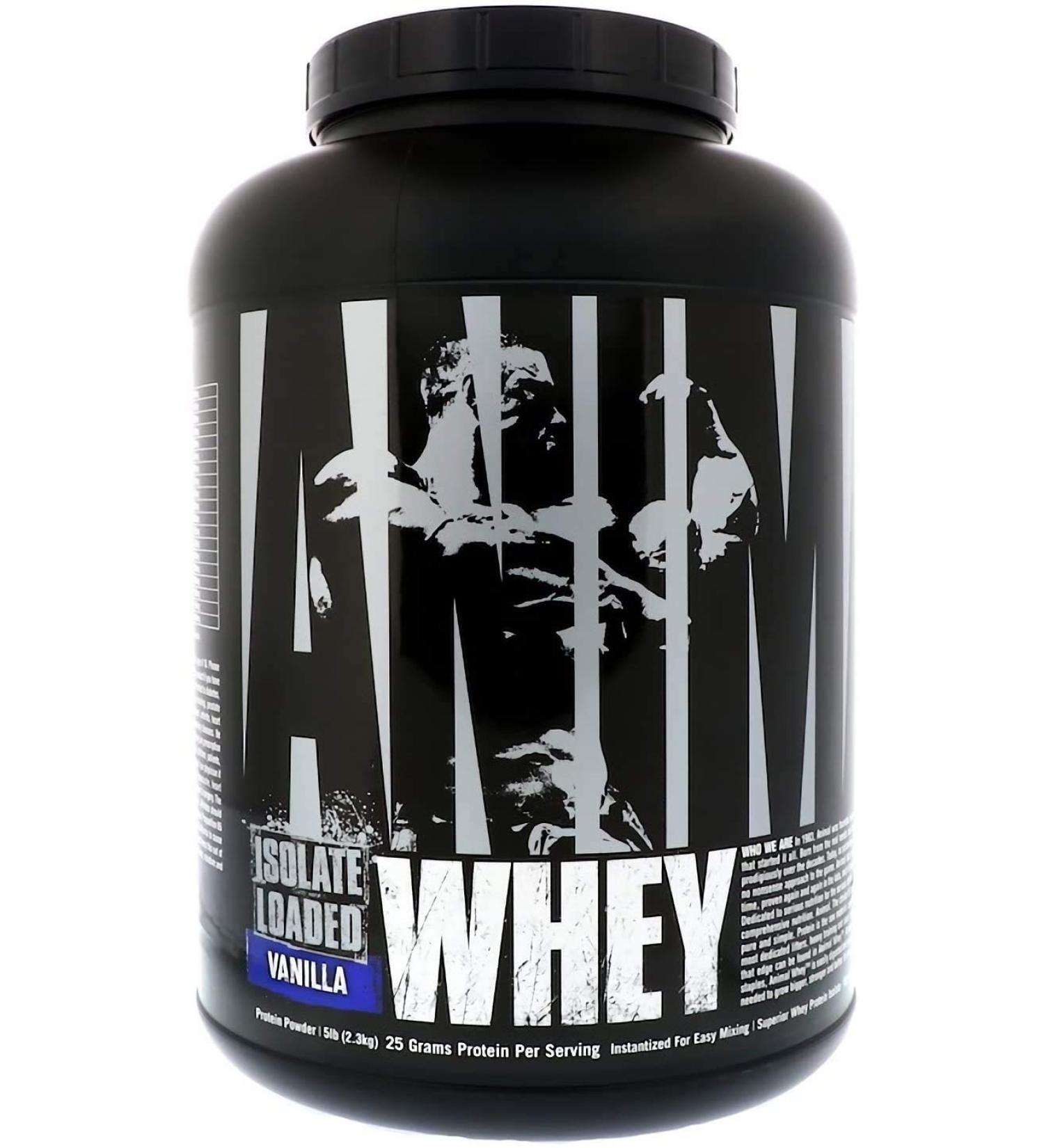 Universal Nutrition Animal Whey Protein - Premium Vanilla Protein Powder for Muscle Building & Recovery 2lb - International Shipping Available - Buy Online on GoSupps.com