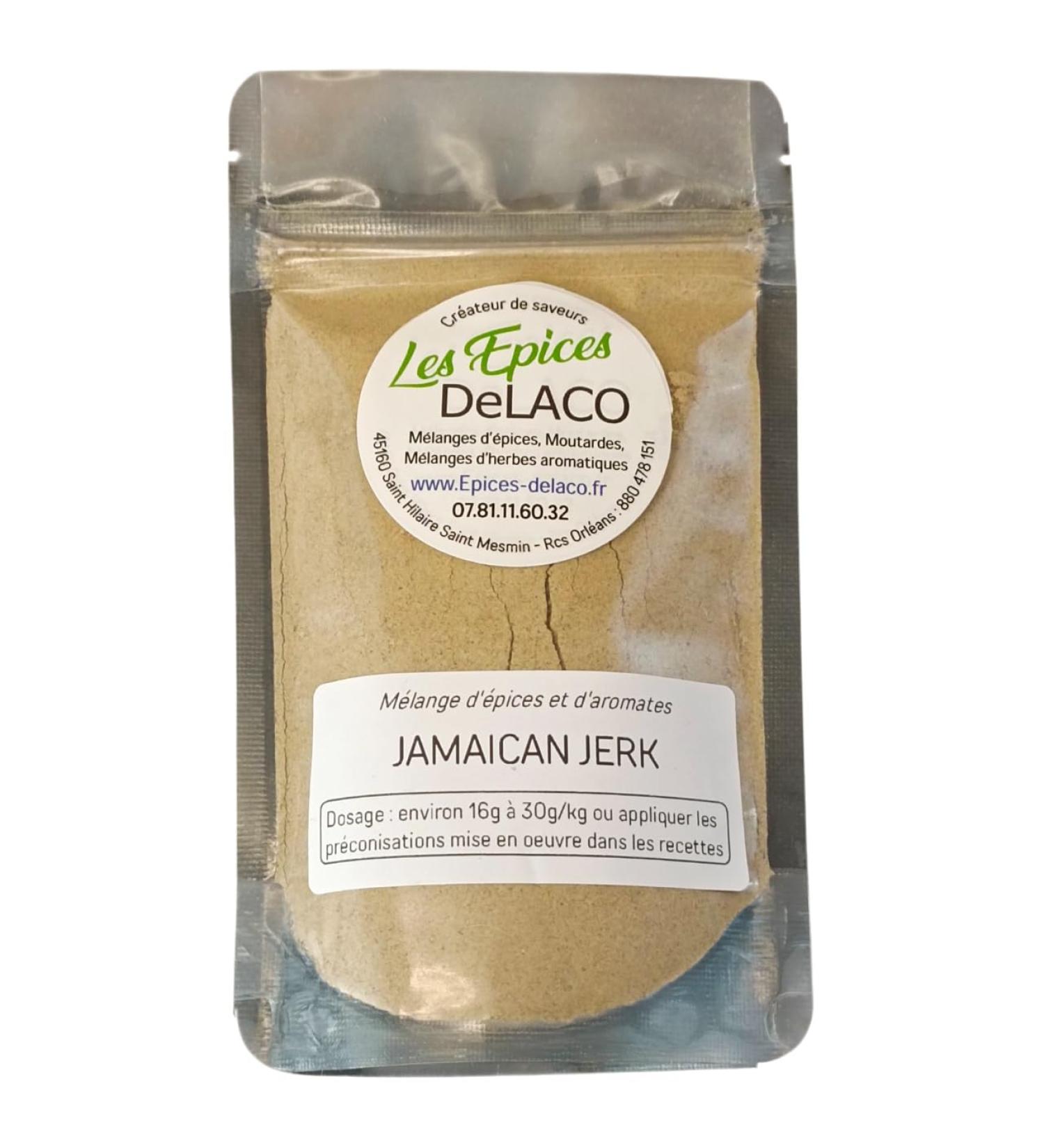 JAMAICAN JERK 400g XL ... m langes d' pices herbes aromates condiments piments pour viandes poissons l gumes marinades salades barbecue - Les EPICES DeLACO - Buy Online on GoSupps.com
