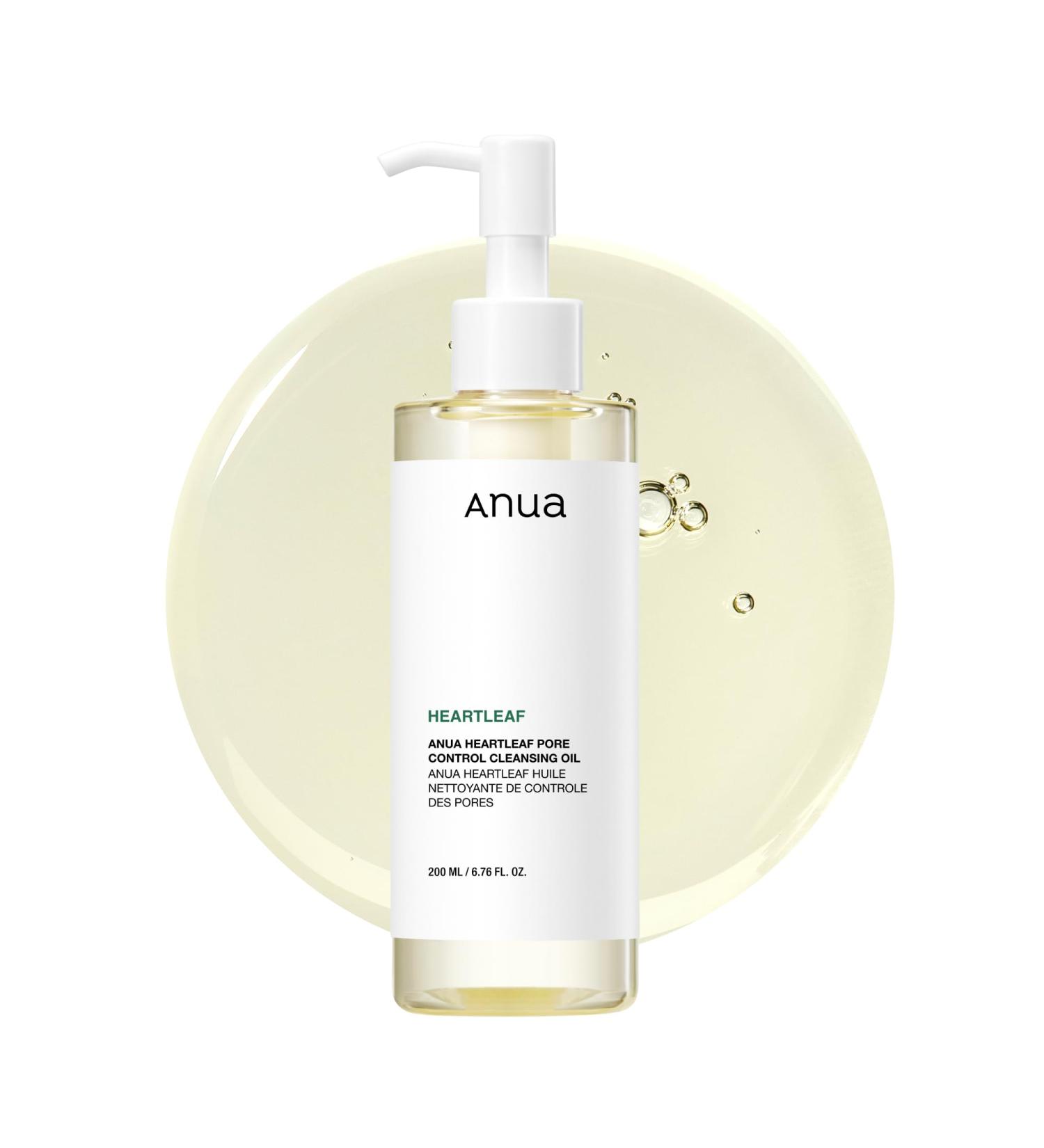 ANUA Huile Nettoyante Heartleaf Pore Control Nettoyant Visage D maquillant Anti-Points Noirs 200 Ml - Buy Online on GoSupps.com