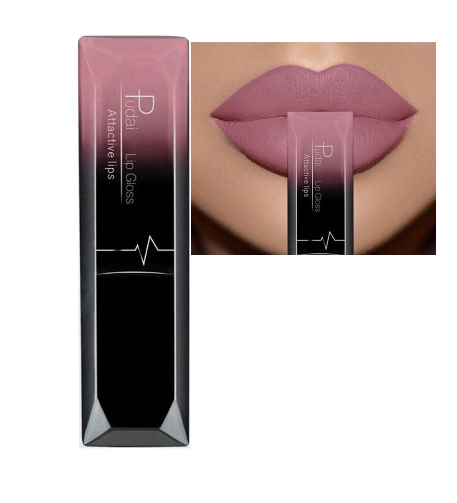 Matte Lipstick HERBENJOY Lipgloss Liquid Blush Lipsticks For Women Long Lasting Waterproof Non-Stick Cup Not Fade High Pigmented Velvet Lipstain (#01) - Buy Online on GoSupps.com
