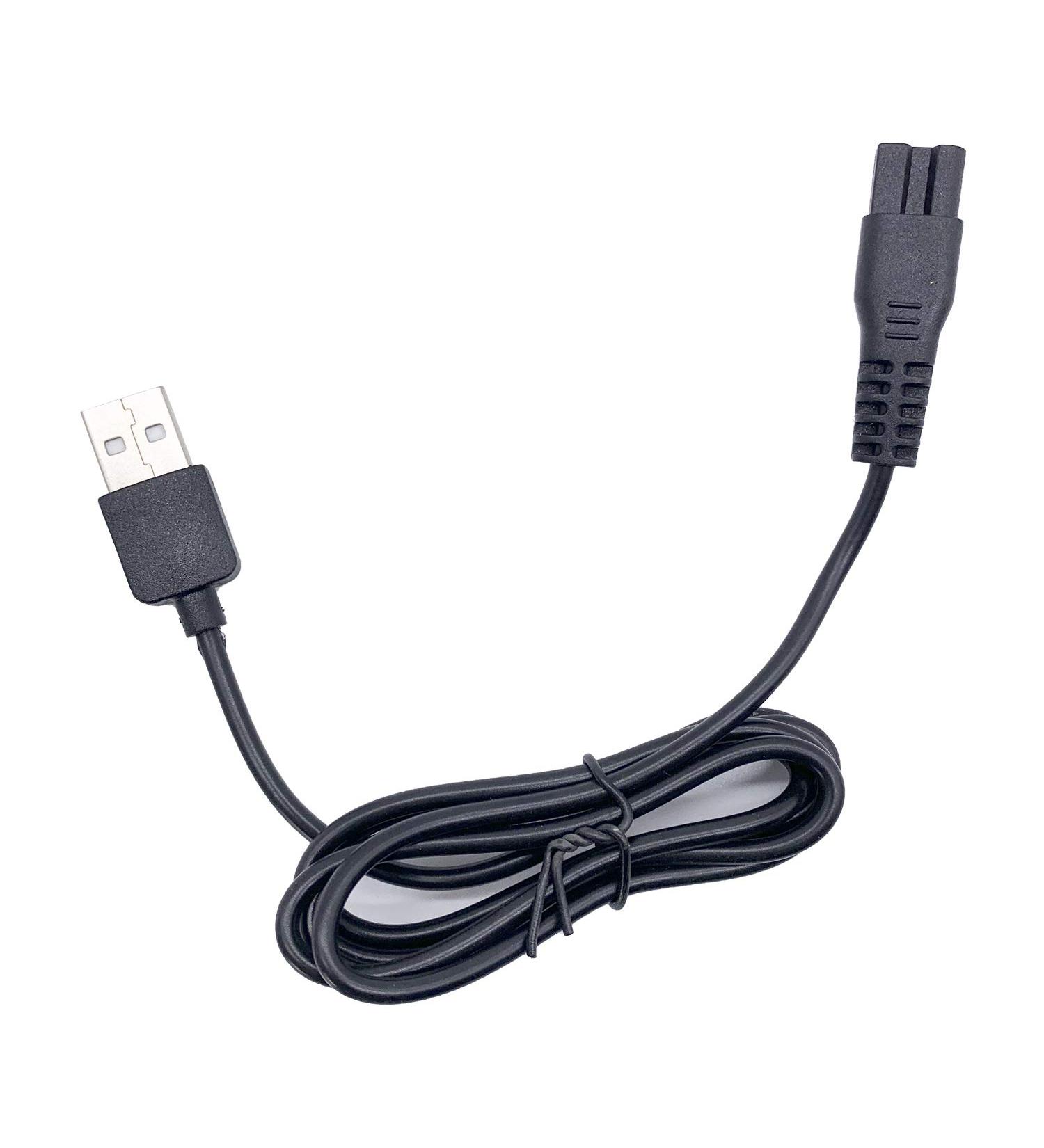 KEMEI 1986/1984 electric haircut scissors charging cable USB charging cable line black