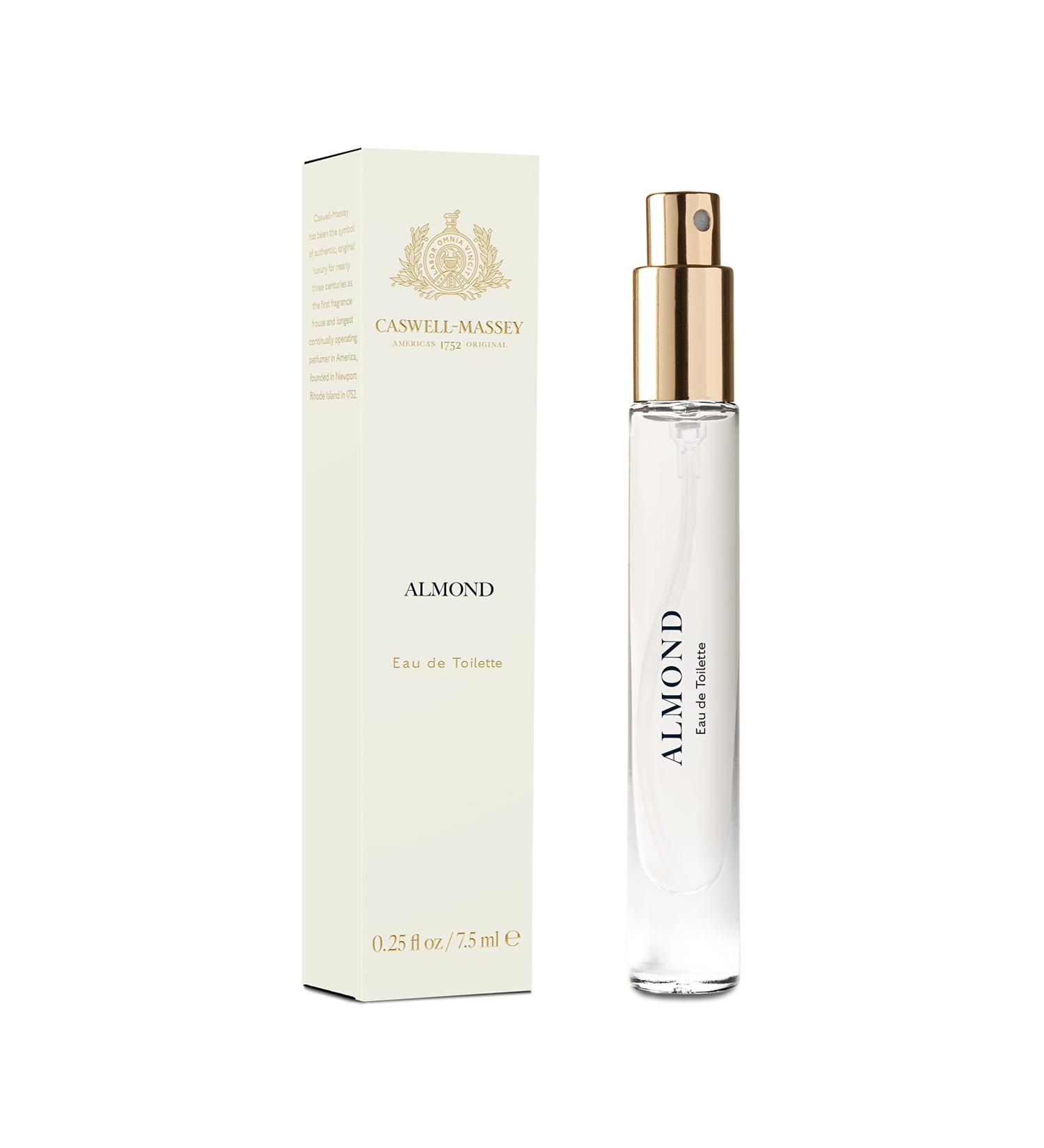 Caswell-Massey Almond Eau de Toilette Discovery Indulge in the Warm and Inviting Scent of Almond Cherry & Sandalwood Sample Size Vial Perfume for Men & Women 0.25 Fl Oz Almond 0.25 Fl Oz (Pack of 1) - Buy Online on GoSupps.com