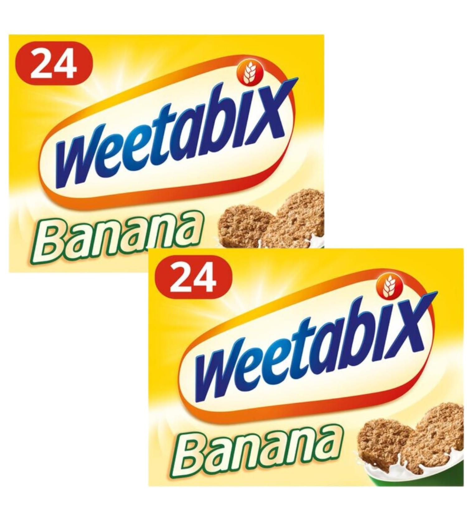 Banana Cereal Bundle with Weetabix Banana Cereal 24pk 540g (2 Pack)
