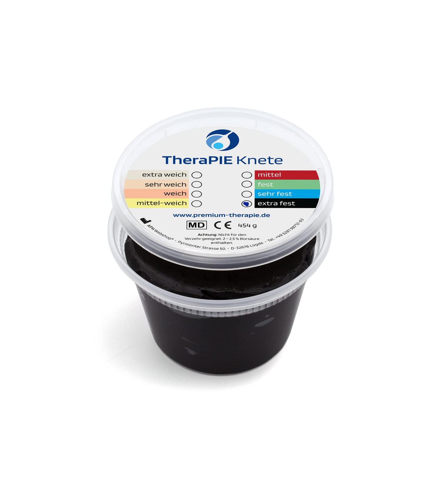 AFH-Webshop TheraPIE Putty 454g (1 lb) - Extra Firm Strength Resistance Therapy Putty - Uni Black - Buy Online on GoSupps.com