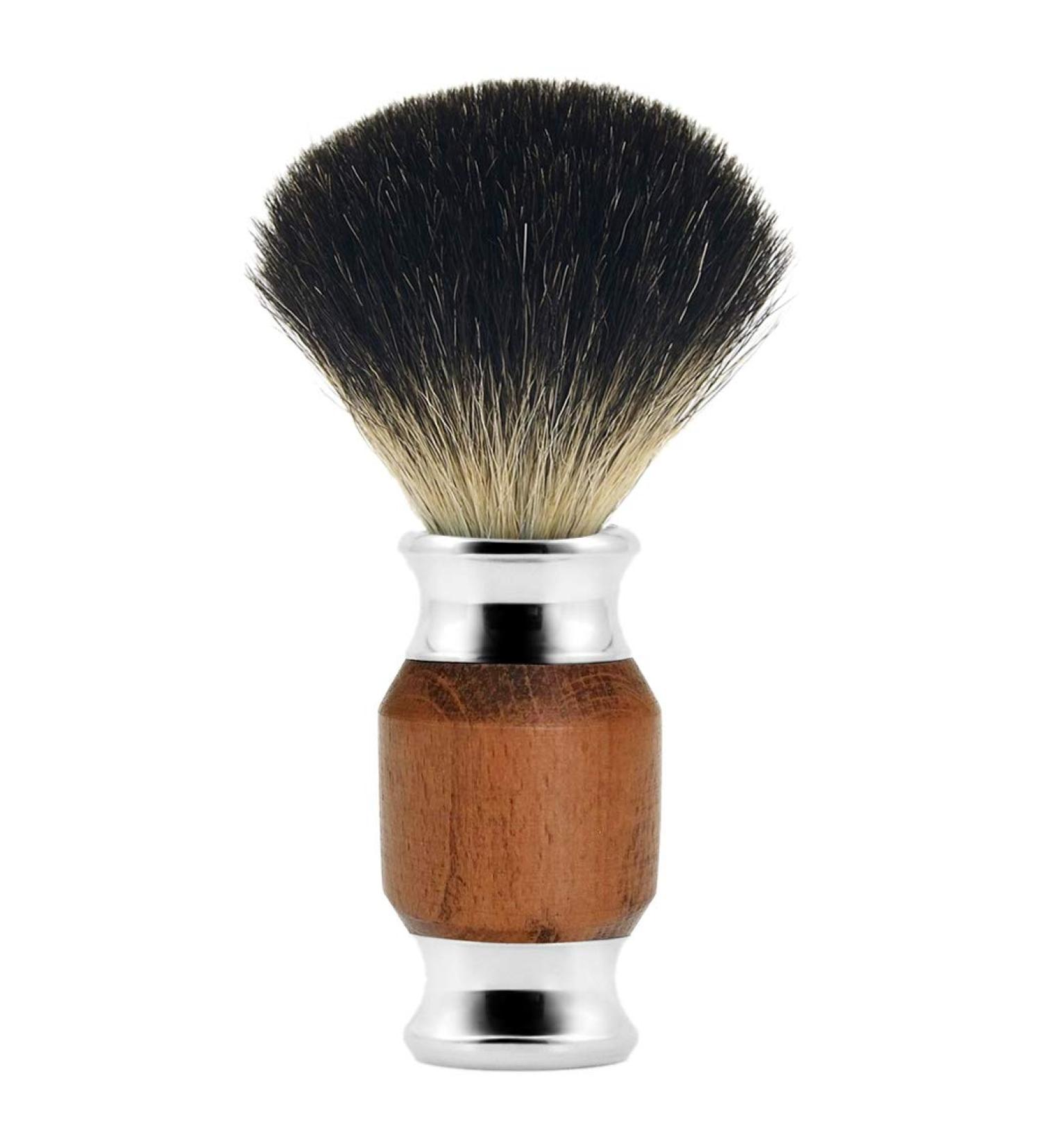 Janasiba Pure Hair Beard Brush - Men's Shaving Brush with Varied Hair Razors for Perfect Grooming | International Shipping Available - Buy Online on GoSupps.com
