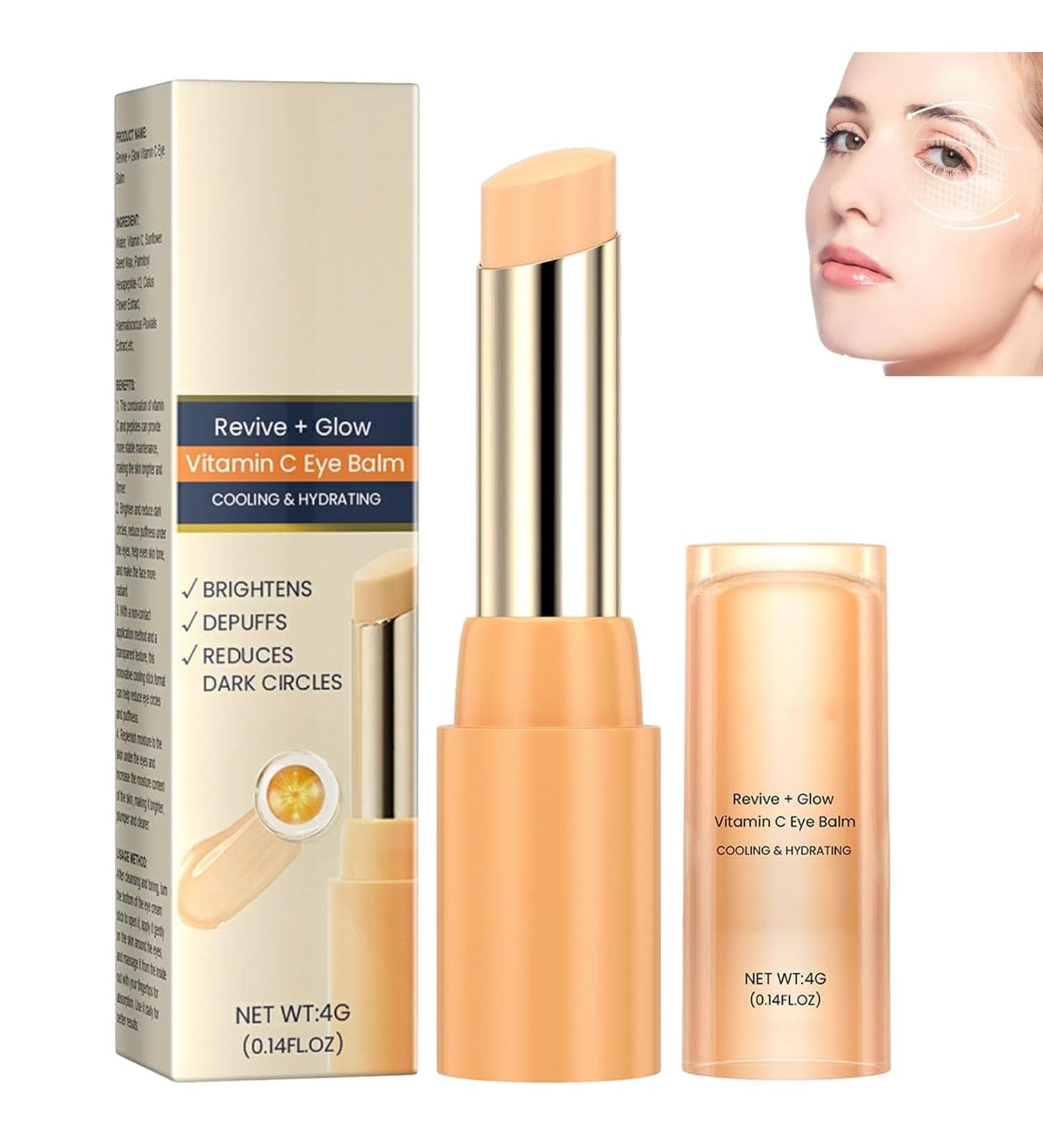 IFFANY Revive + Glow Vitamin C Eye Cream Refreshing Moisturizing Anti-Puffiness Reduces Dark Circles Eye Essence - Buy Online on GoSupps.com