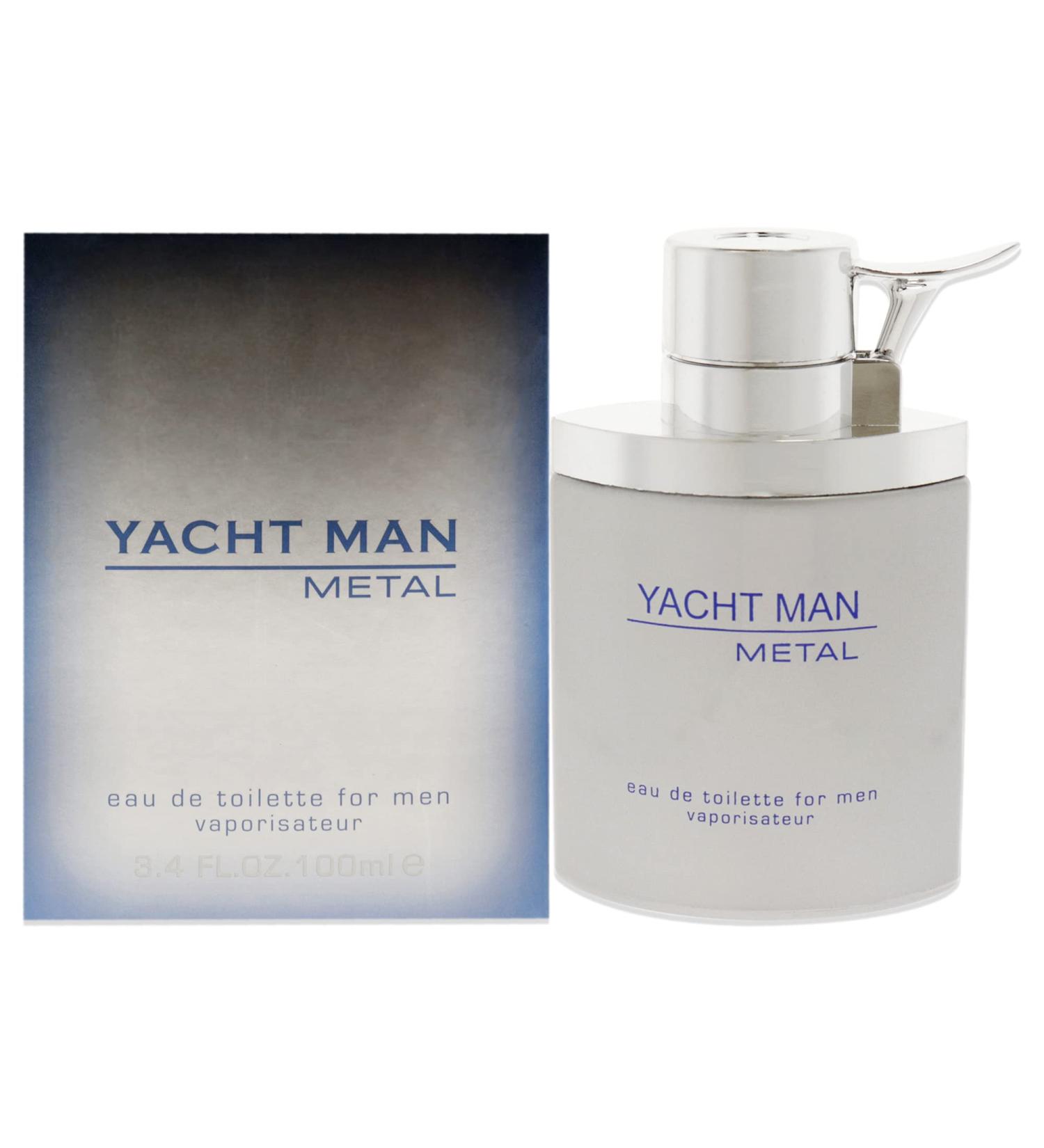 Myrurgia Yacht Man Metal toilette Spray for Men 3.40-Ounce Metal 3.4 Fl Oz (Pack of 1) - Buy Online on GoSupps.com