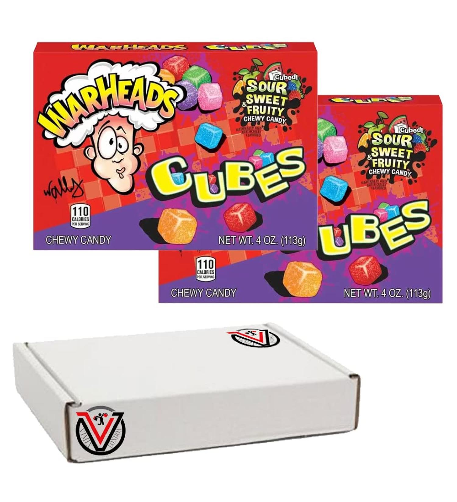 Warheads WARHEADS Sour Chewy Cubes 2 x 4oz - Buy Online on GoSupps.com