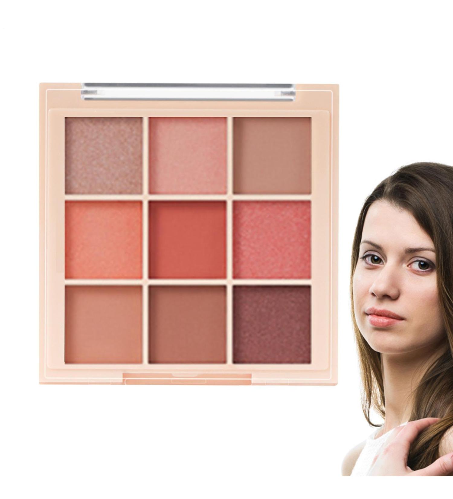 Makeup Eyeshadow Palette - 9 Colors Waterproof Matte Eyeshadow Palette Shimmer Matte Shimmer Blending Long Lasting Gift Kit - Buy Online on GoSupps.com