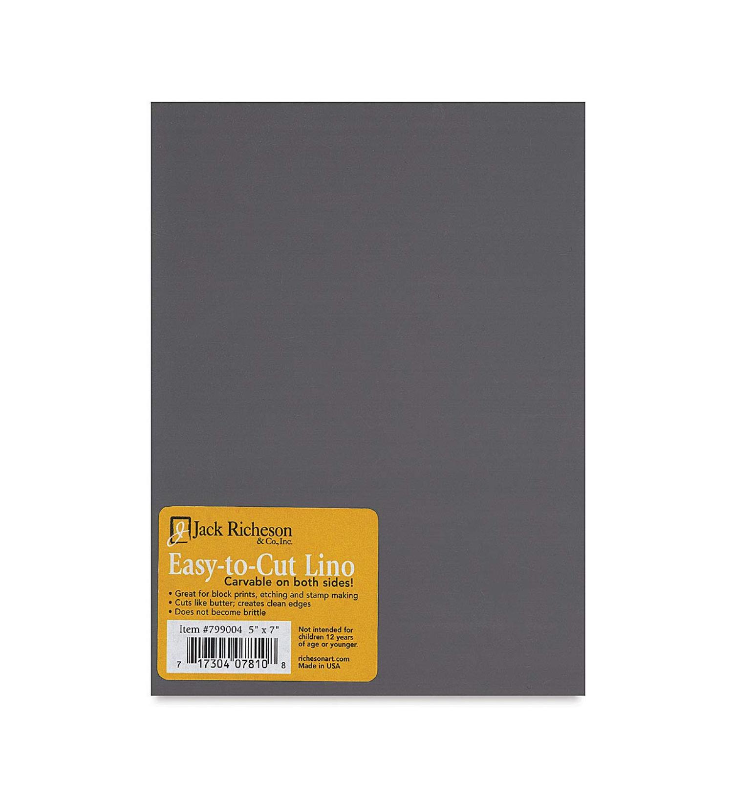 Unmounted Easy-to-Cut Linoleum 5X7 Inch