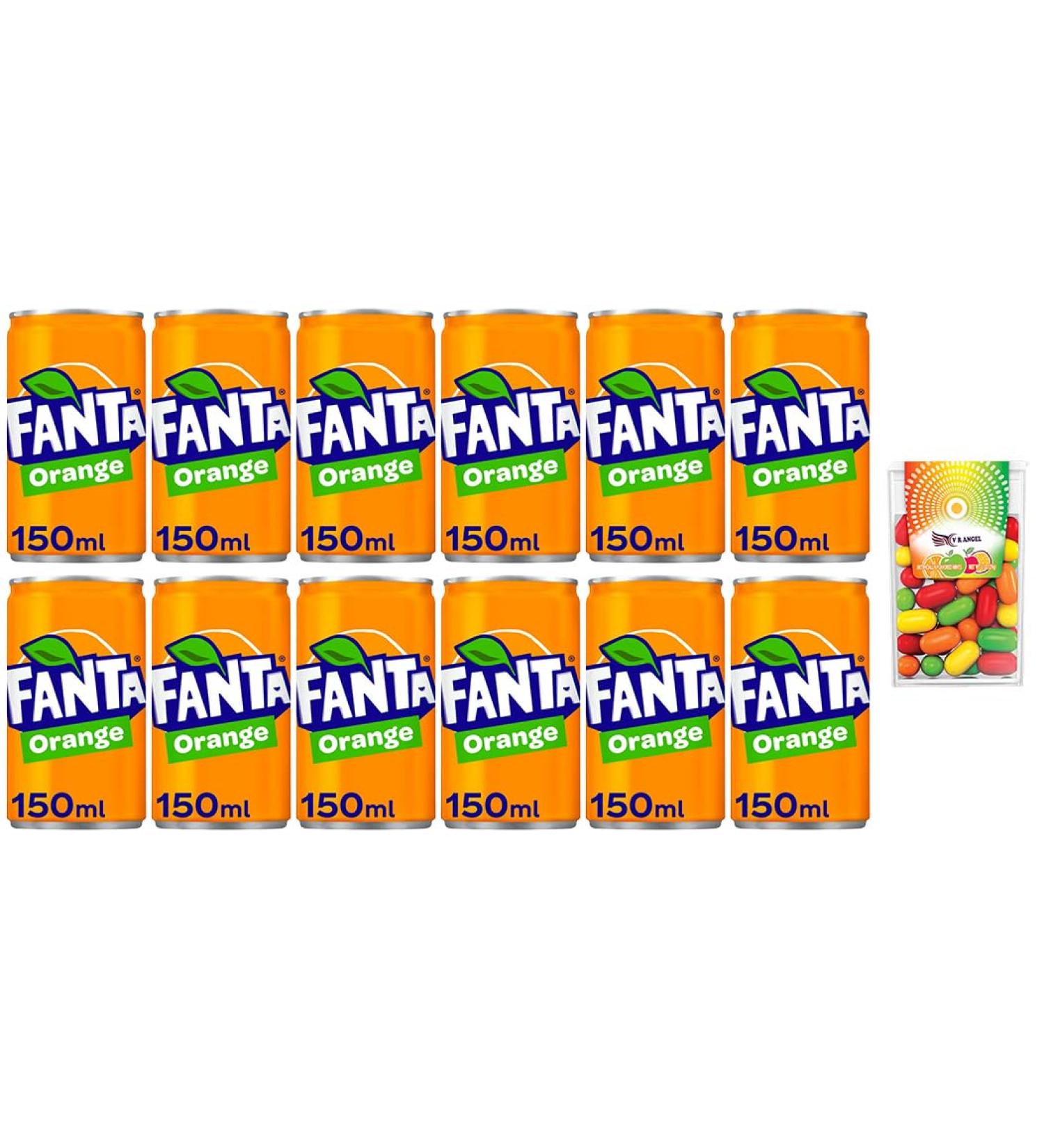 Mini Fanta Cans 12-Pack (150ml) With Mint Bonus Sold by VR Angel Experience Refreshment Anywhere Anytime! Fanta 12 pk - Buy Online on GoSupps.com