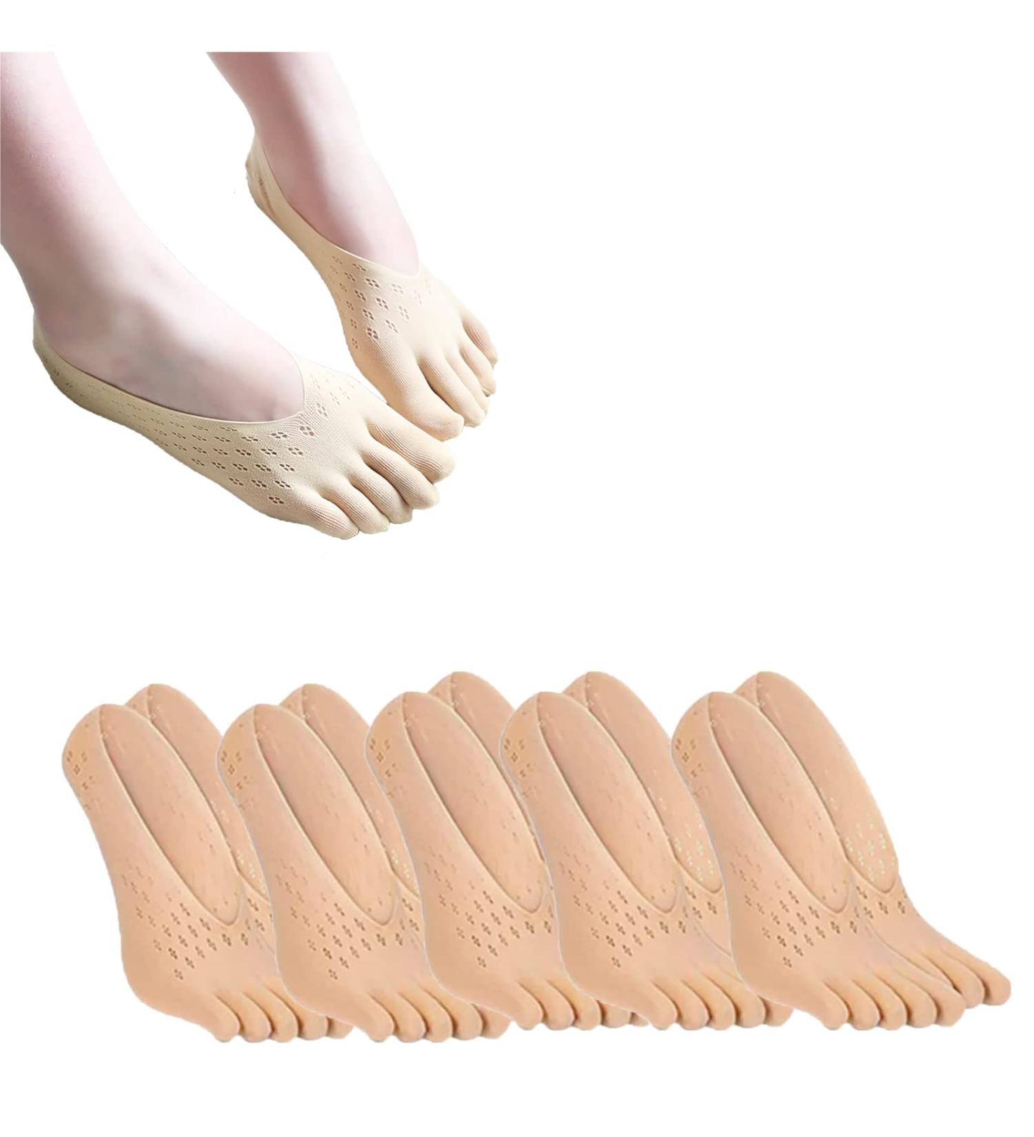 Projoint Antibunion Health Socks - Bunion Corrector & Relief - 5 Pairs Beige - Buy Online on GoSupps.com