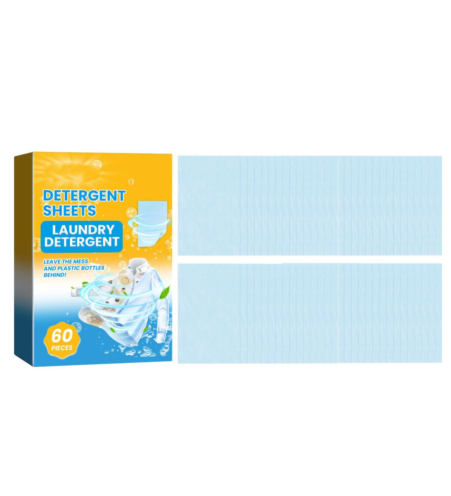 Laundry Detergent Sheets Laundry Detergent Strips Travel Laundry Sheets No Messes and Space Saving Laundry Detergent 1 Box - Buy Online on GoSupps.com