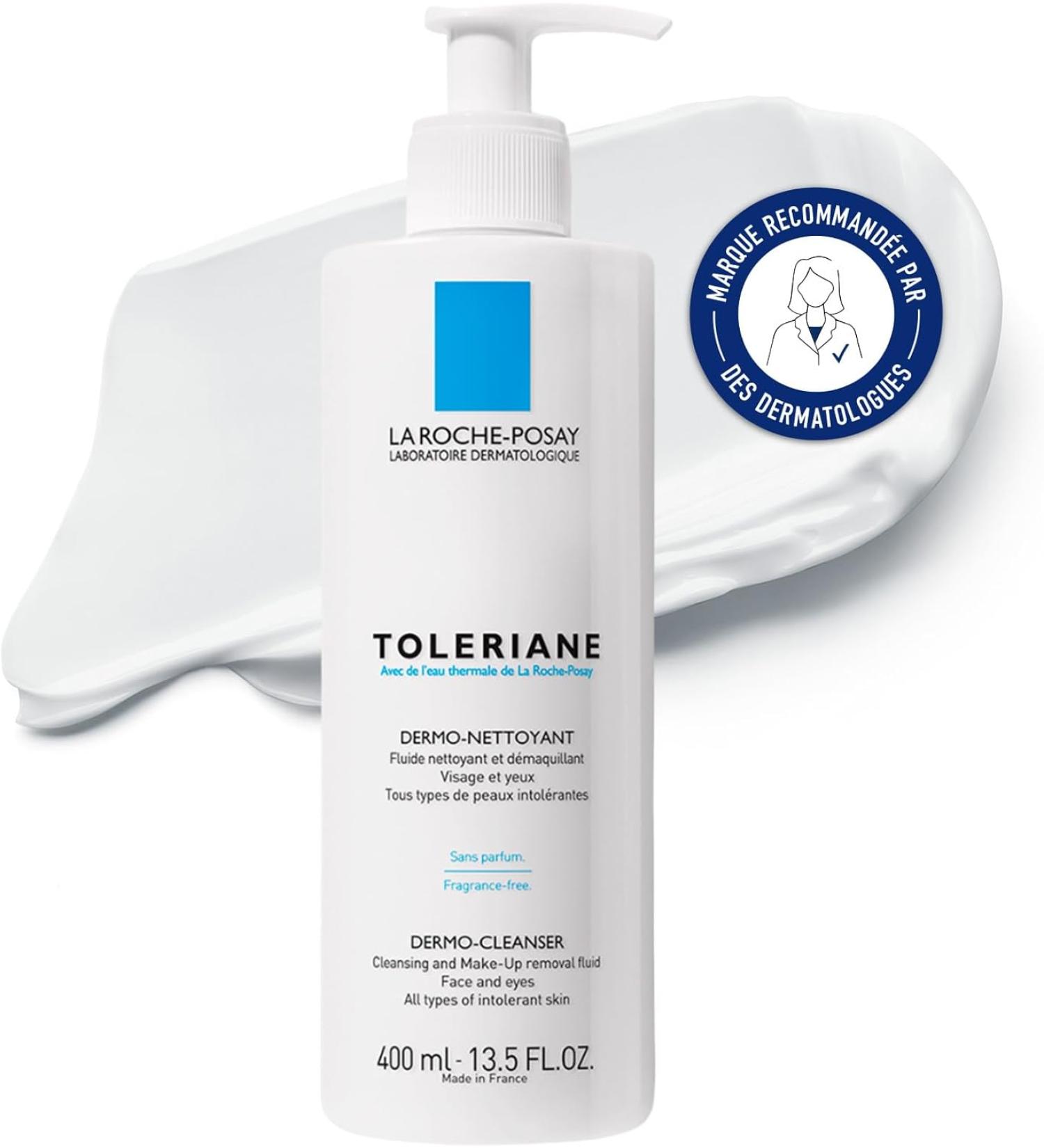 La Roche-Posay Toleriane Cleansing Face and Eyes - 400g Lavender - Pack of 1 - Buy Online on GoSupps.com