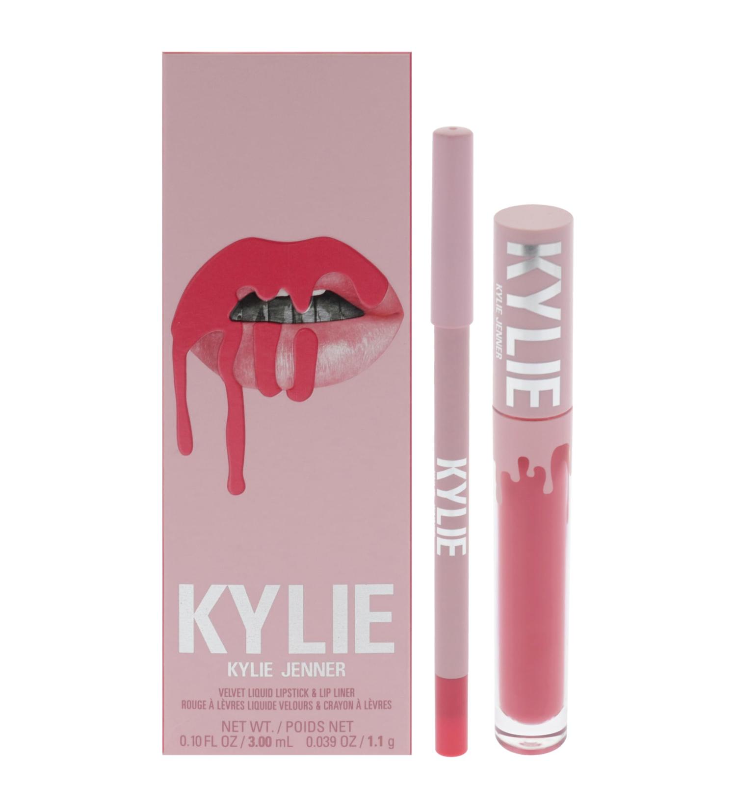 Buy Velvet Lip Kit - 203 Party Girl by Kylie Cosmetics | 2 Pc Liquid Lipstick & Lip Liner for Women - International Shipping Available - Buy Online on GoSupps.com