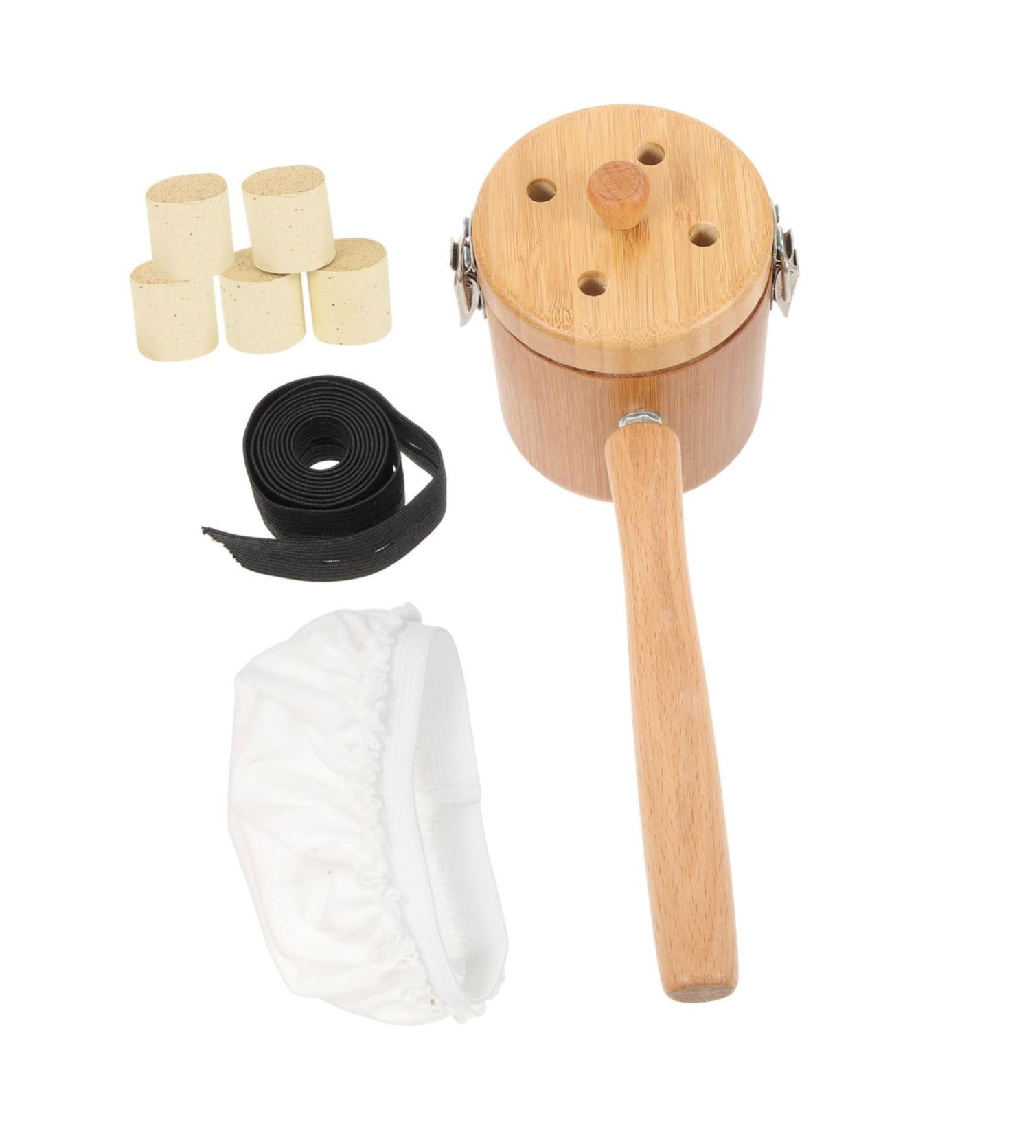 Beaupretty Hand Moxibuscy Tools Set - Metal Cander & Wood Tools for Chinese Moxibustion Massage - International Shipping Available - Buy Online on GoSupps.com