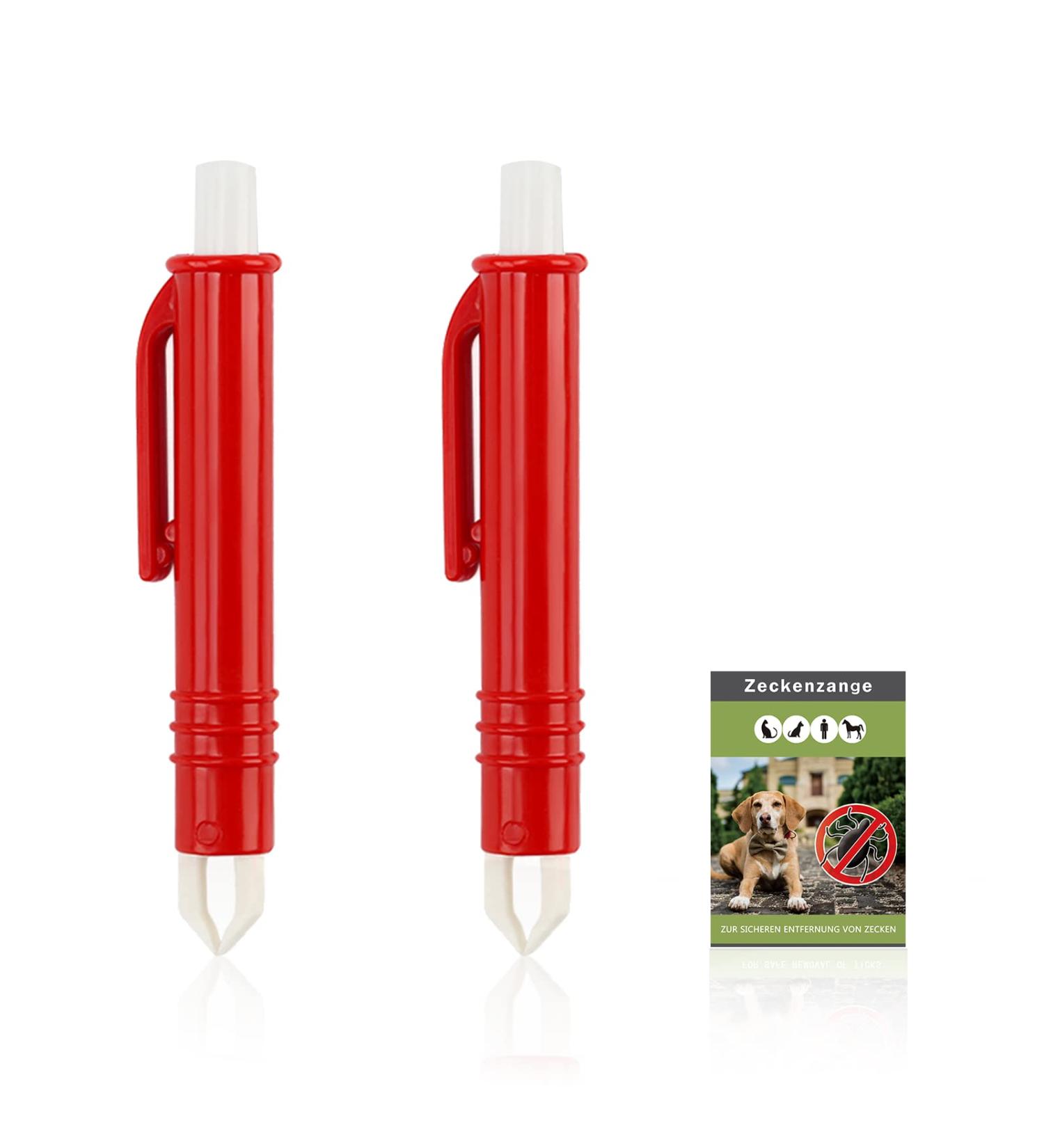 Nepfaivy Tick Pliers for Dogs Cats & Humans - 2 Set Tick Tweezers for Safe Easy Tick Removal of All Sizes - Buy Online on GoSupps.com
