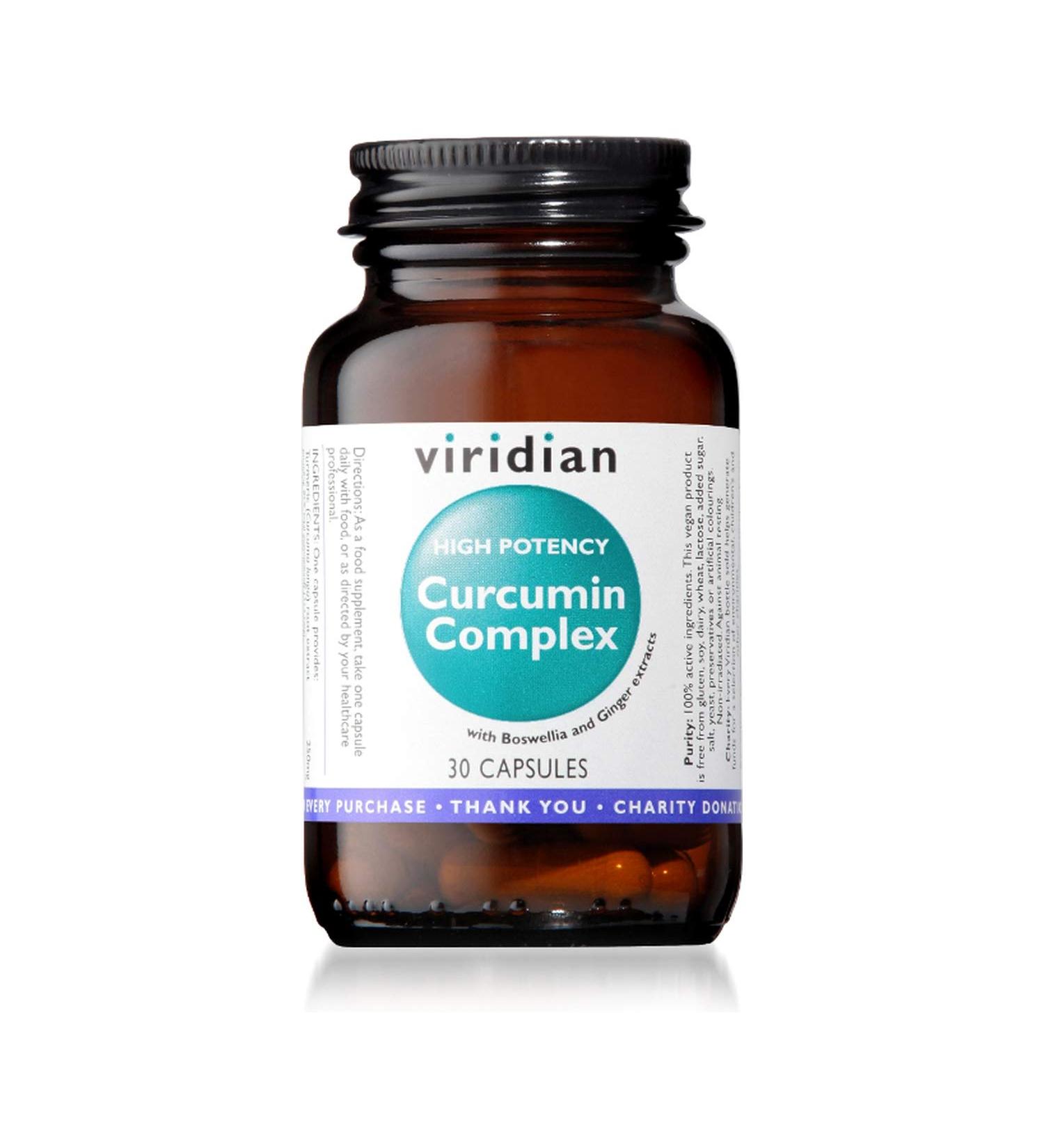 Viridian High Potency Curcumin Complex 30 veg caps