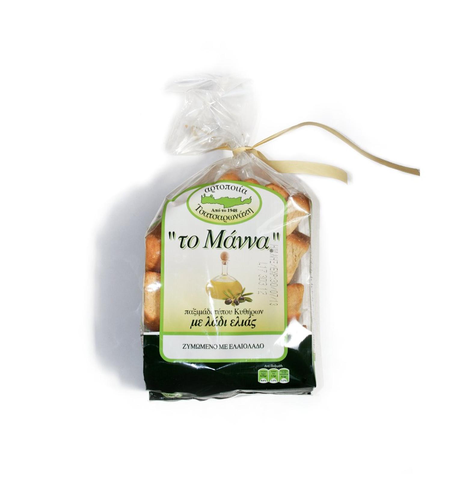 The Manna Cretan Wheat Toasts with Olive Oil 500 g