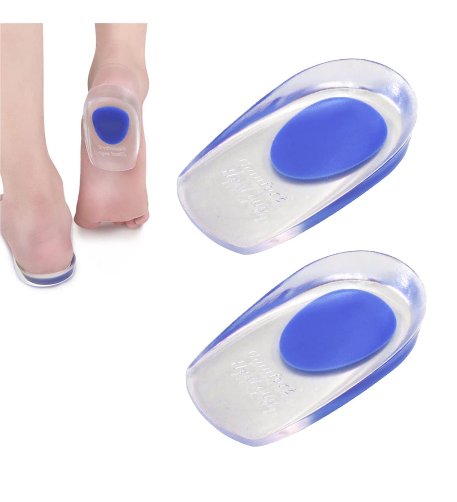 Neoreser Gel Heel Spur Inserts | Orthopedic Cushions for Plantar Fasciitis & Achilles Pain | EU Size 40-45 - Buy Online on GoSupps.com