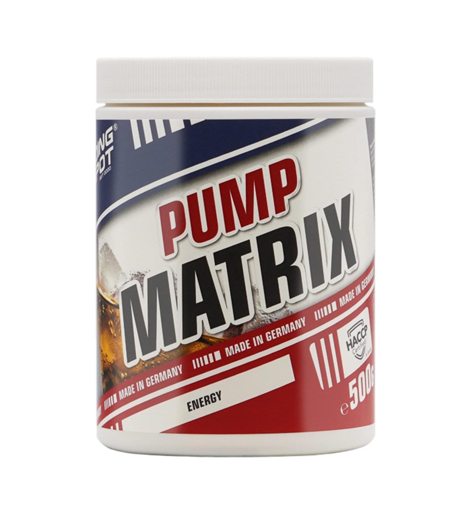 Bodybuilding Depot Pump Matrix 500G - Caffeine-Free Pre Workout Booster | High-Dose Amino Acids for Maximum Pump | Vegan Formula - Buy Online on GoSupps.com