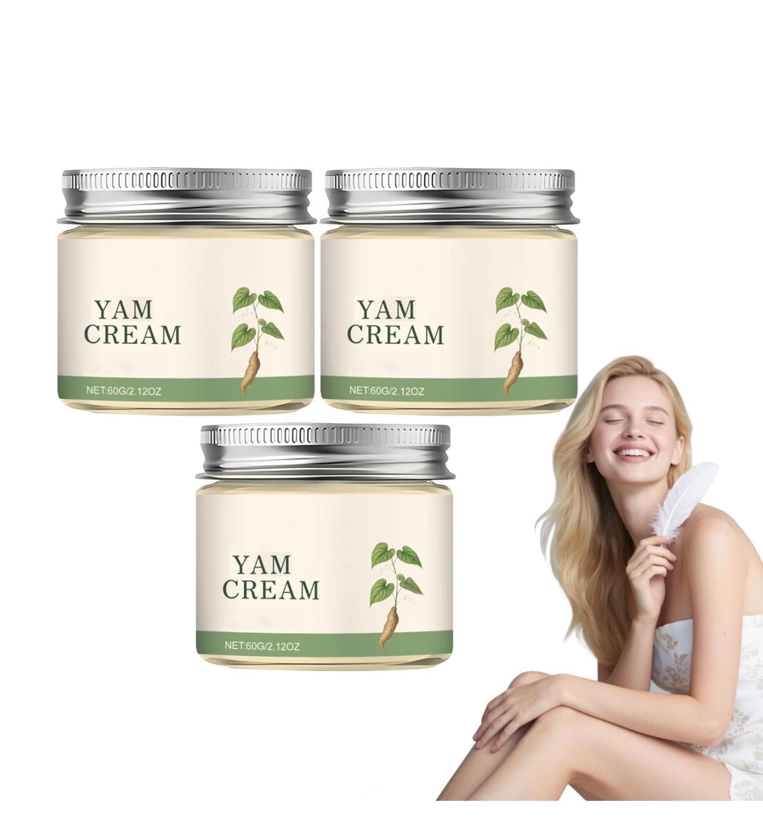 Cr me d'igname bio pour femme - Cr me r confortante l'igname Lotion nourrissante pour le corps et le confort pendant la m nopause Lotion quilibrante pour le corps Riche en vitamines (3 bo tes) - Buy Online on GoSupps.com