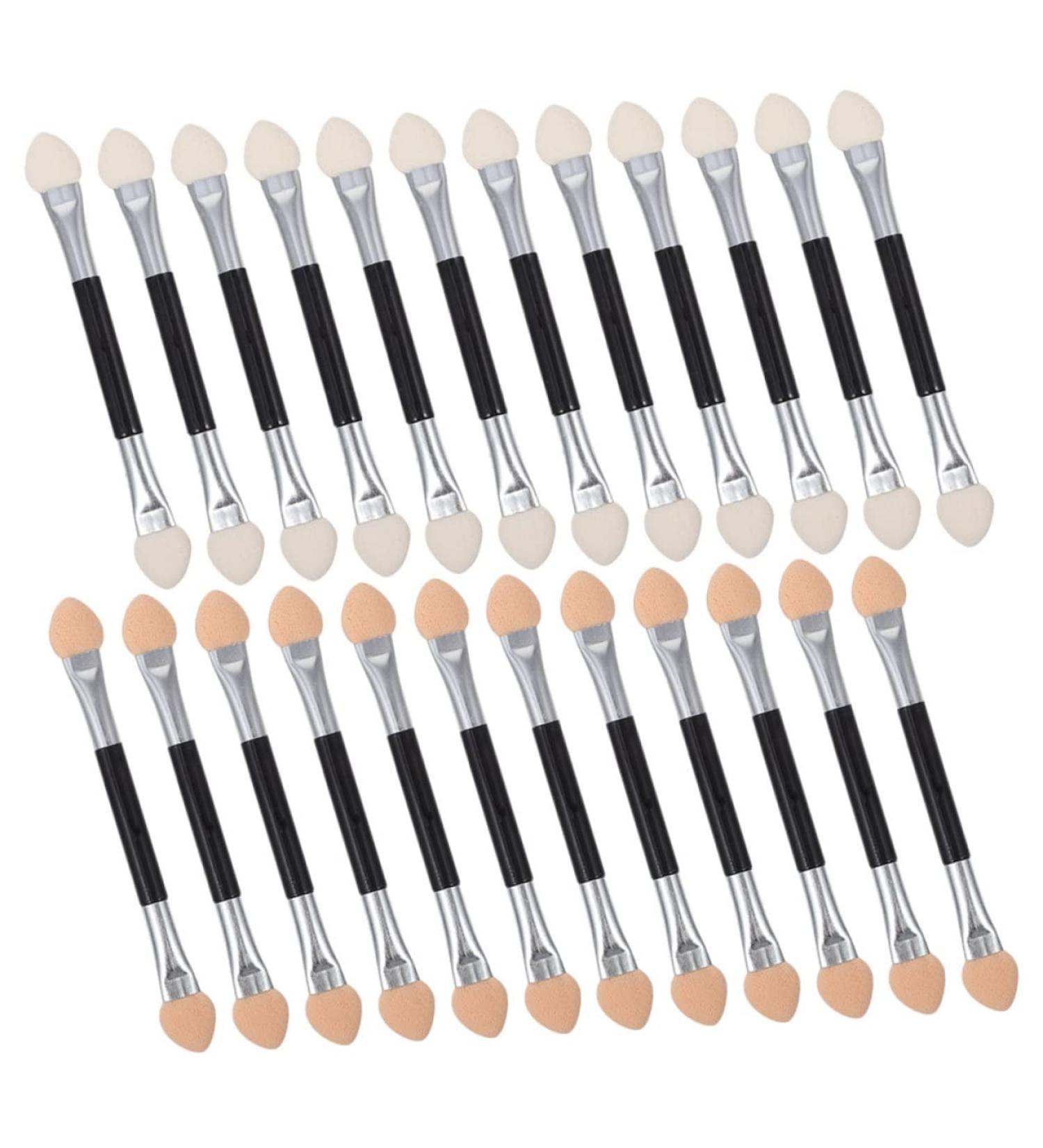 PLAFOPE 24pcs Latex Eye Shadow Stick Makeup Brush for Women Makeup Girl Makeup Brush Aluminum - Buy Online on GoSupps.com
