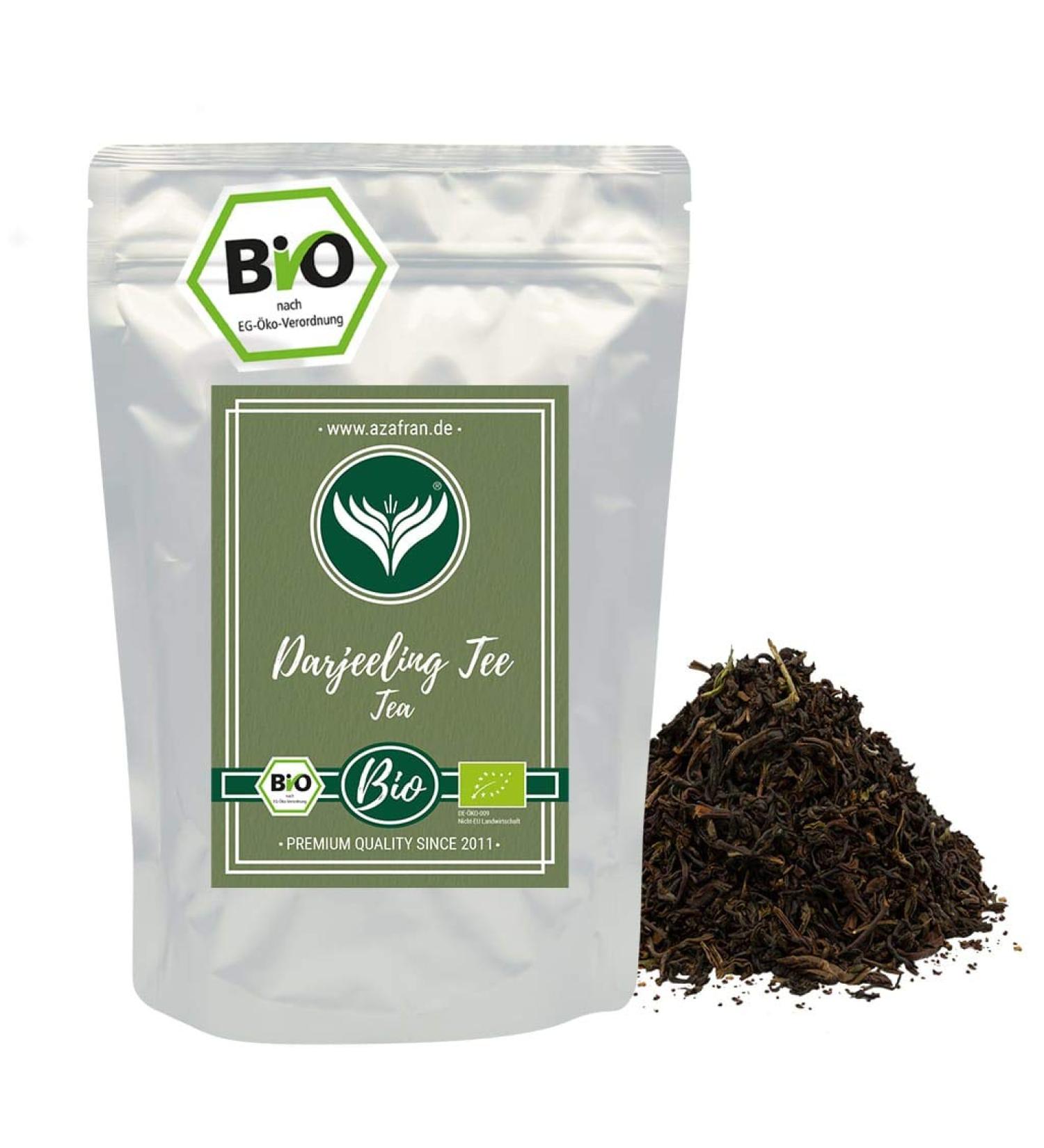 Azafran Organic Darjeeling Black Tea 500g - Premium Indian Black Tea for Exceptional Flavor - Buy Online on GoSupps.com
