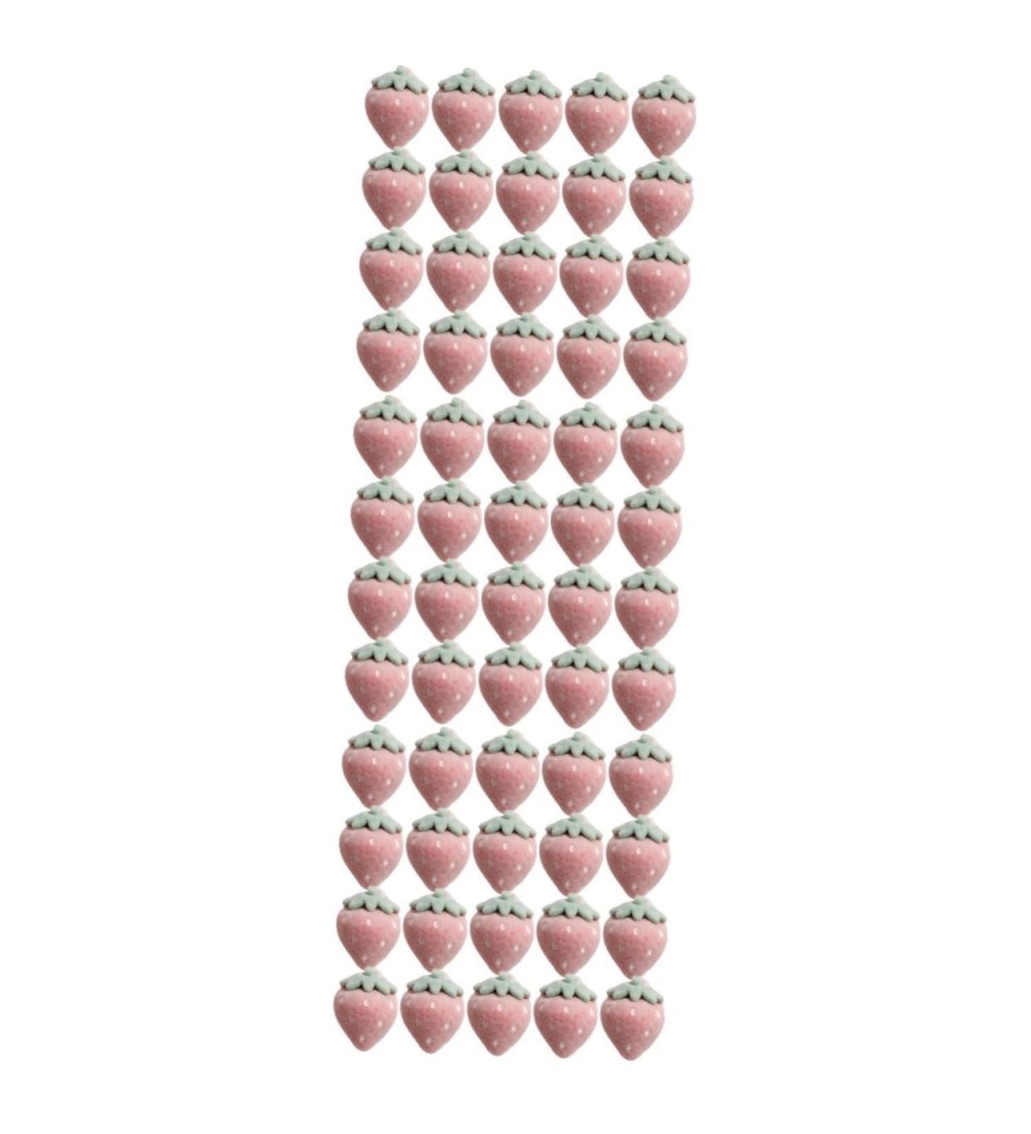 40 Pcs Flocked Strawberry Accessories Earring Sweet Child 2.4X1.8CMx3pcs As Shownx3pcs - Buy Online on GoSupps.com