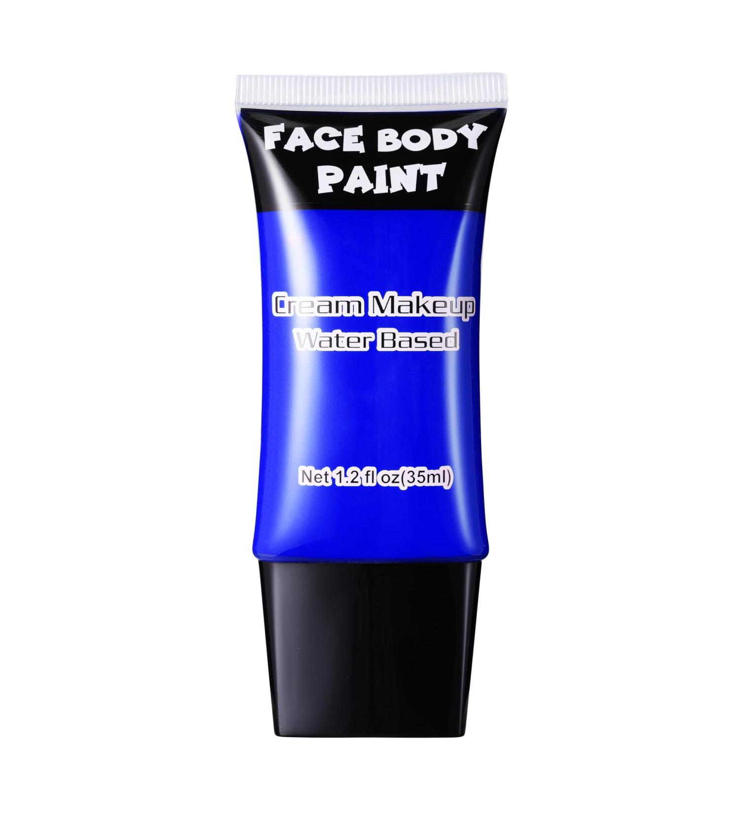Buy Blue Face Paint | Professional Face Painting Kit | Water-Based SFX Makeup for Halloween Cosplay & More - Buy Online on GoSupps.com