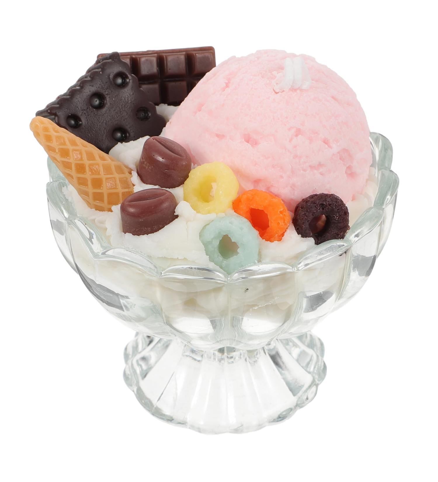 Buy FOMIYES Ice Cream Scented Candle Cup - Decorative Votive Candle for Home & Xmas | International Shipping - Buy Online on GoSupps.com