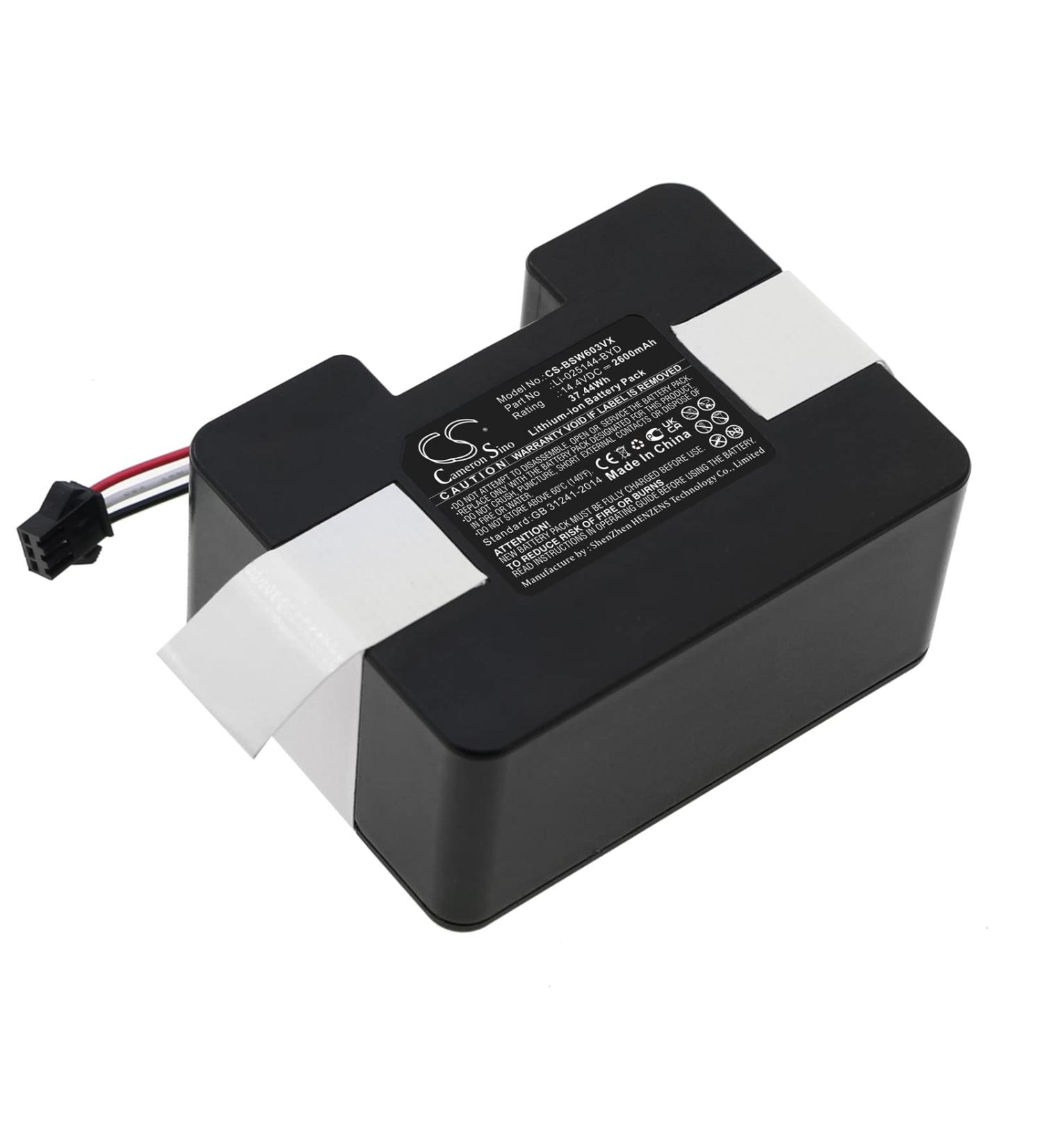 Li-025144-BYD Battery Replacement for Bobsweep SW603001 | 2600mAh 14.4V - International Shipping Available - Buy Online on GoSupps.com