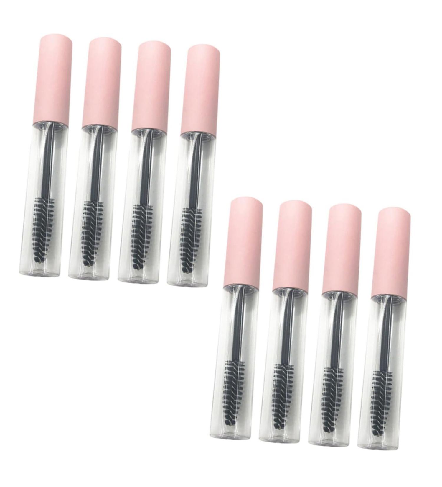 POPETPOP Lash Applicator 8pcs Mascara Tube Eyelash Mascara Makeup Containers Eyebrow Applicator Premium Tubes Bracket Tubular 1 ml (Pack of 1) Pink - Buy Online on GoSupps.com