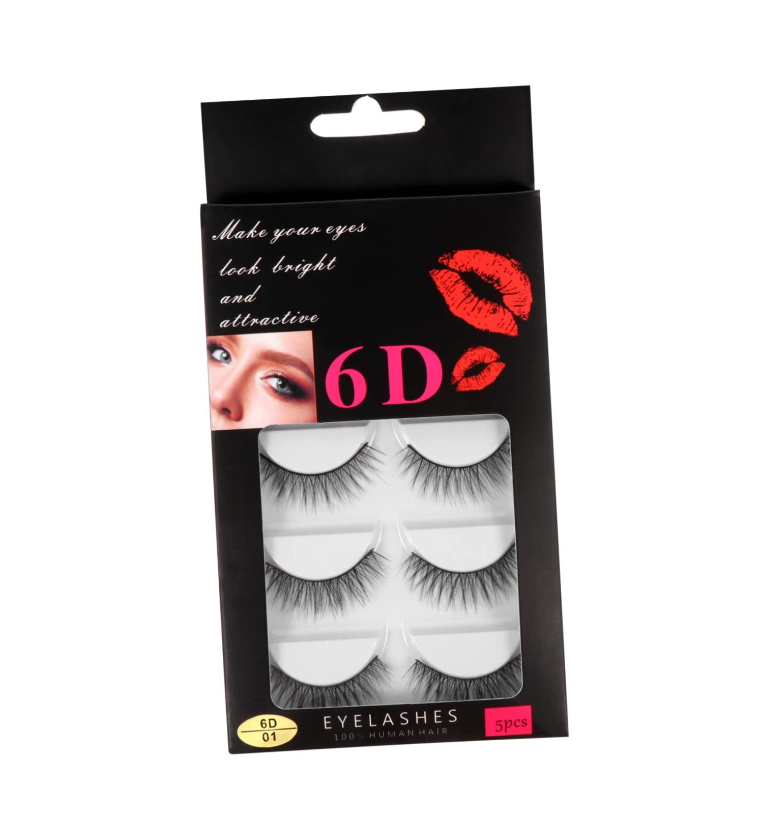 Beavorty 5 Pairs False Eyelashes Eyelash 3D Eyelashes False Eye Lashes reusable eyelashes long eyelashes fluffy volume lashes Handmade Eyelashes tool dense artificial fiber - Buy Online on GoSupps.com