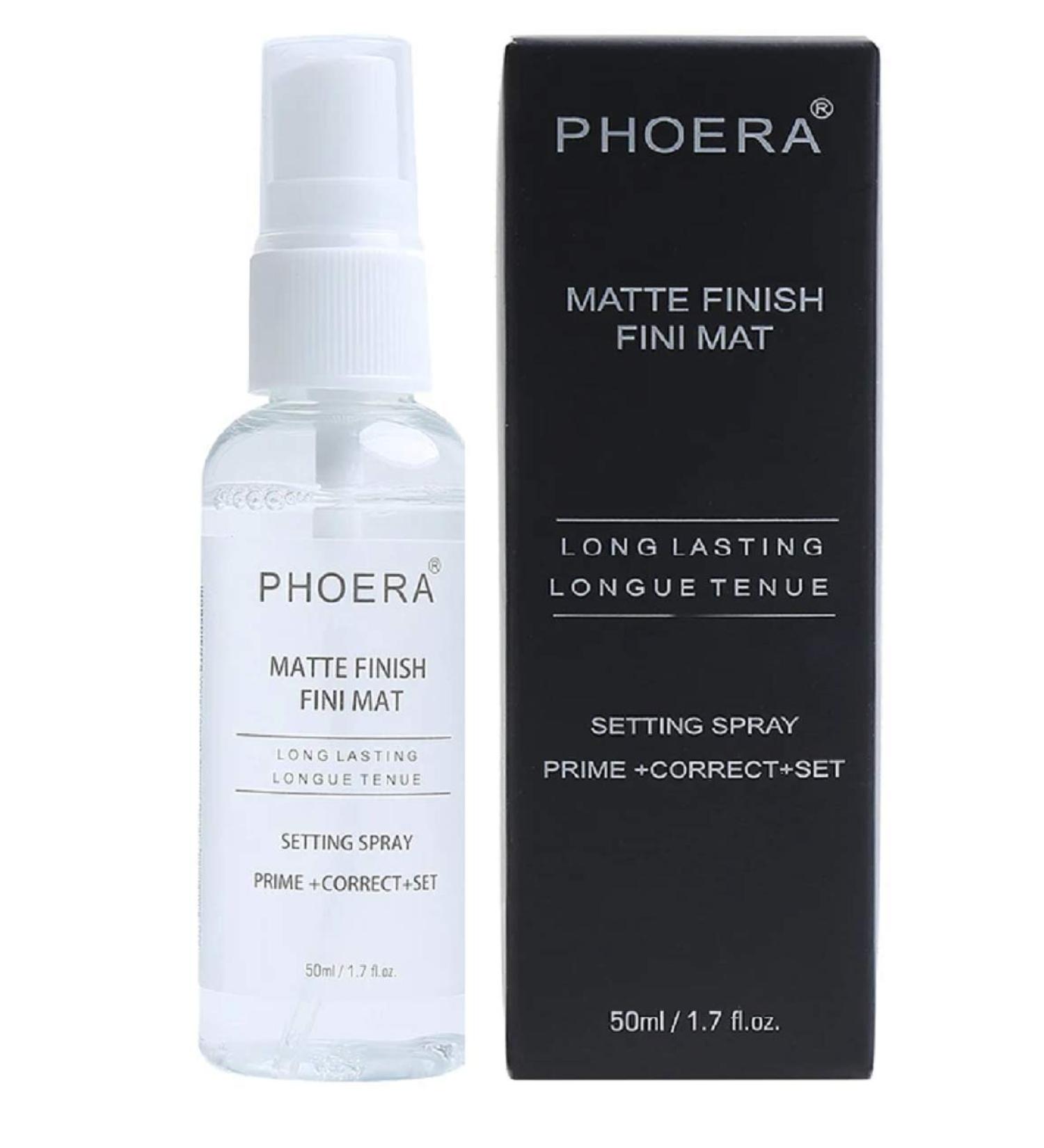 Phoera AQUAPURITY 3-In-1 Makeup Setting Spray - Matte Finish, Long Lasting Formula - 16Hr Wear - Buy Online on GoSupps.com