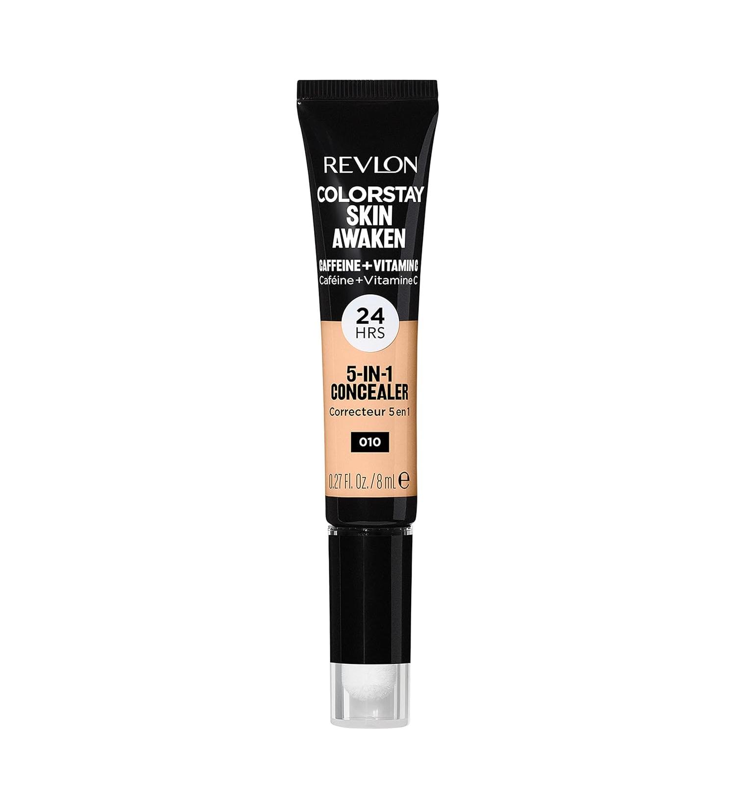 Revlon ColorStay Skin Awaken 5-in-1 Concealer Lightweight Creamy Longlasting Face Makeup with Caffeine & Vitamin C For Imperfections Dark Circles & Redness - 010 Vanilla - 0.27 Fl Oz - Buy Online on GoSupps.com