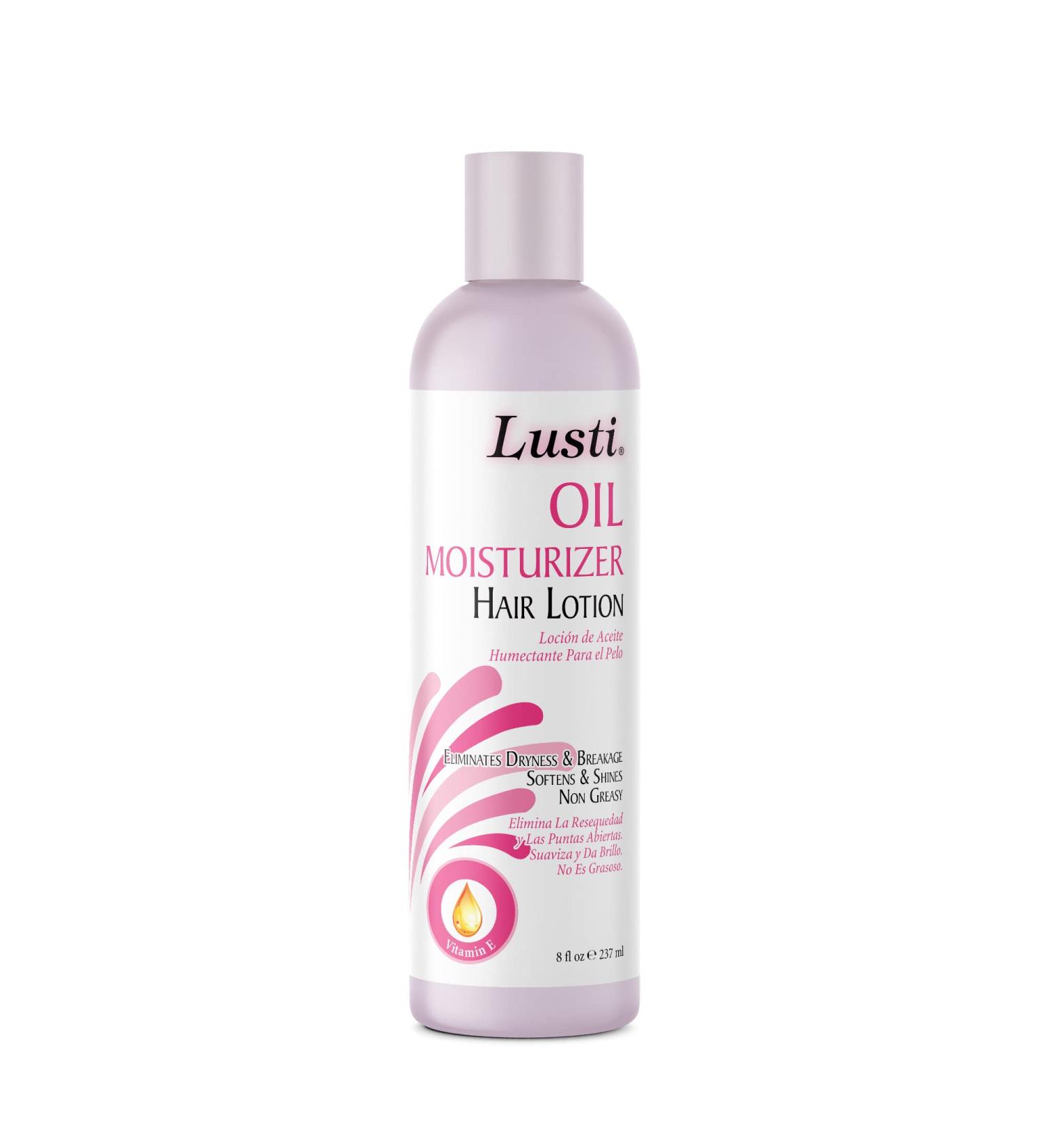Lusti Oil Moisturizer Hair Lotion 8 fl oz - Adds Shine and Softens Hair - Buy Online on GoSupps.com