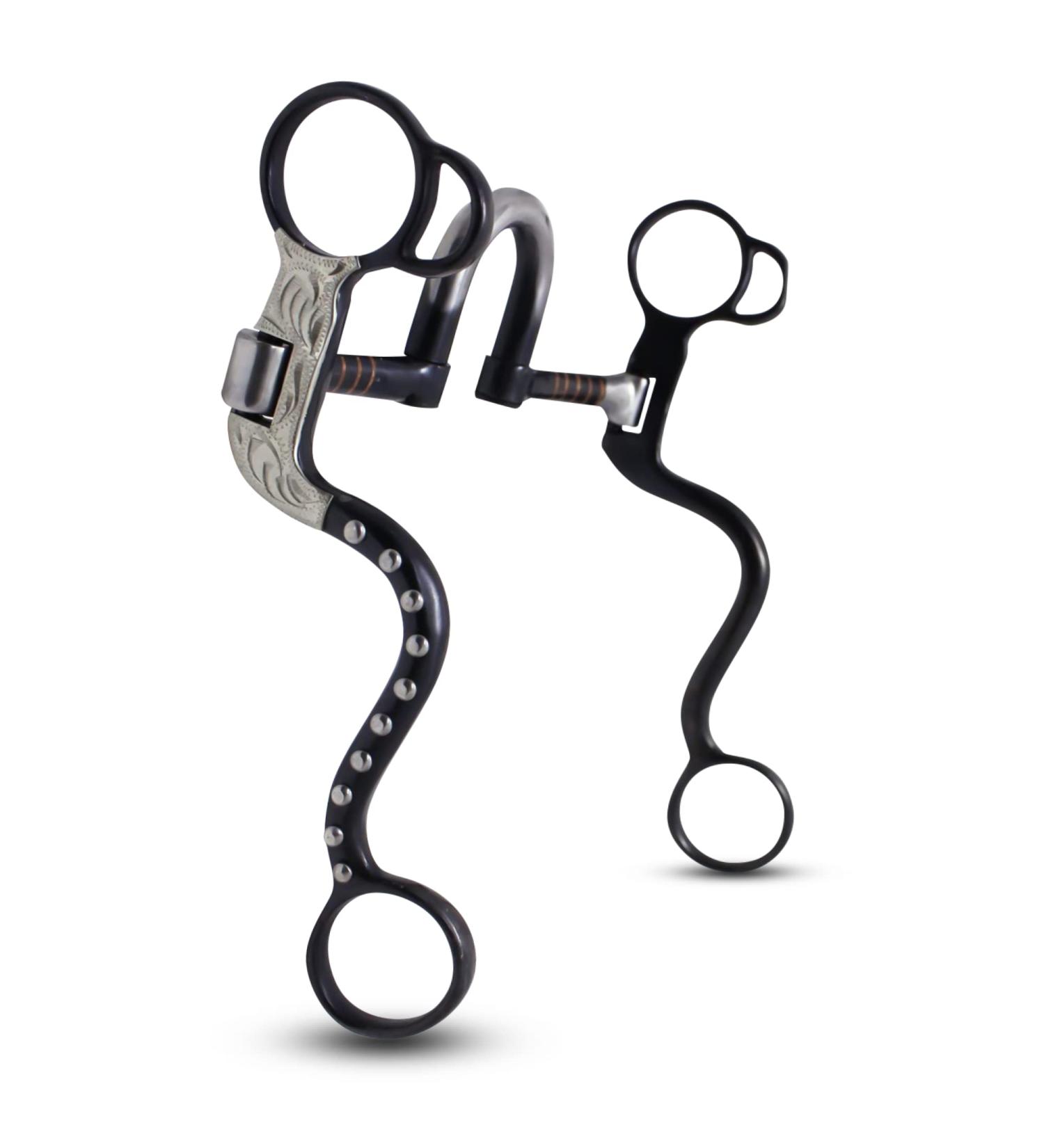 Colorado Saddlery S Cheek Correction Bit - Black/Silver - Buy Online on GoSupps.com