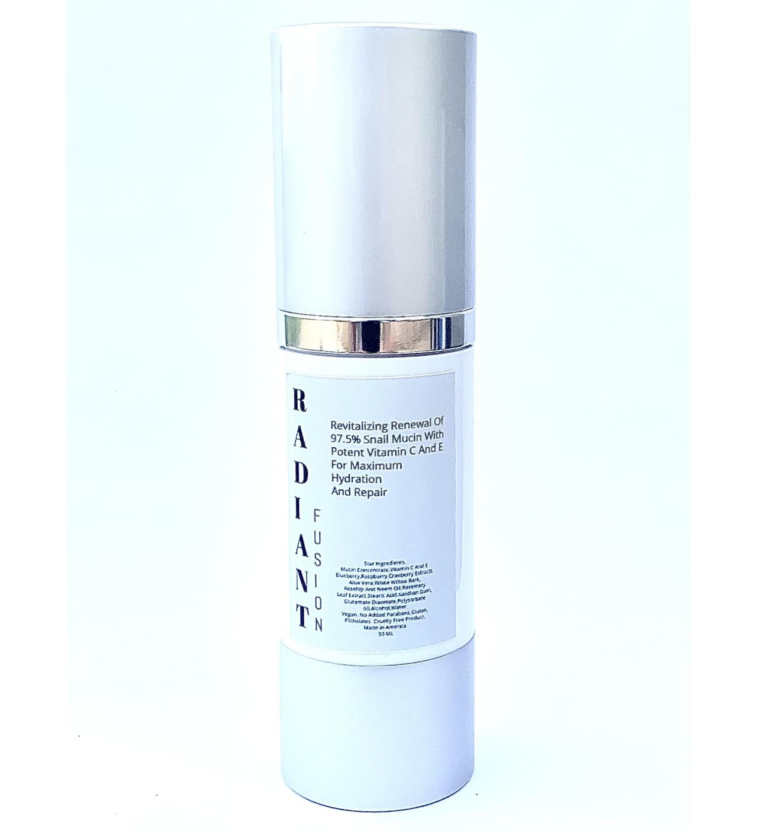 Revitalizing Snail Mucin Serum - 97.5% Pure with Vitamin C & E for Maximum Hydration | Shop Internationally - Buy Online on GoSupps.com
