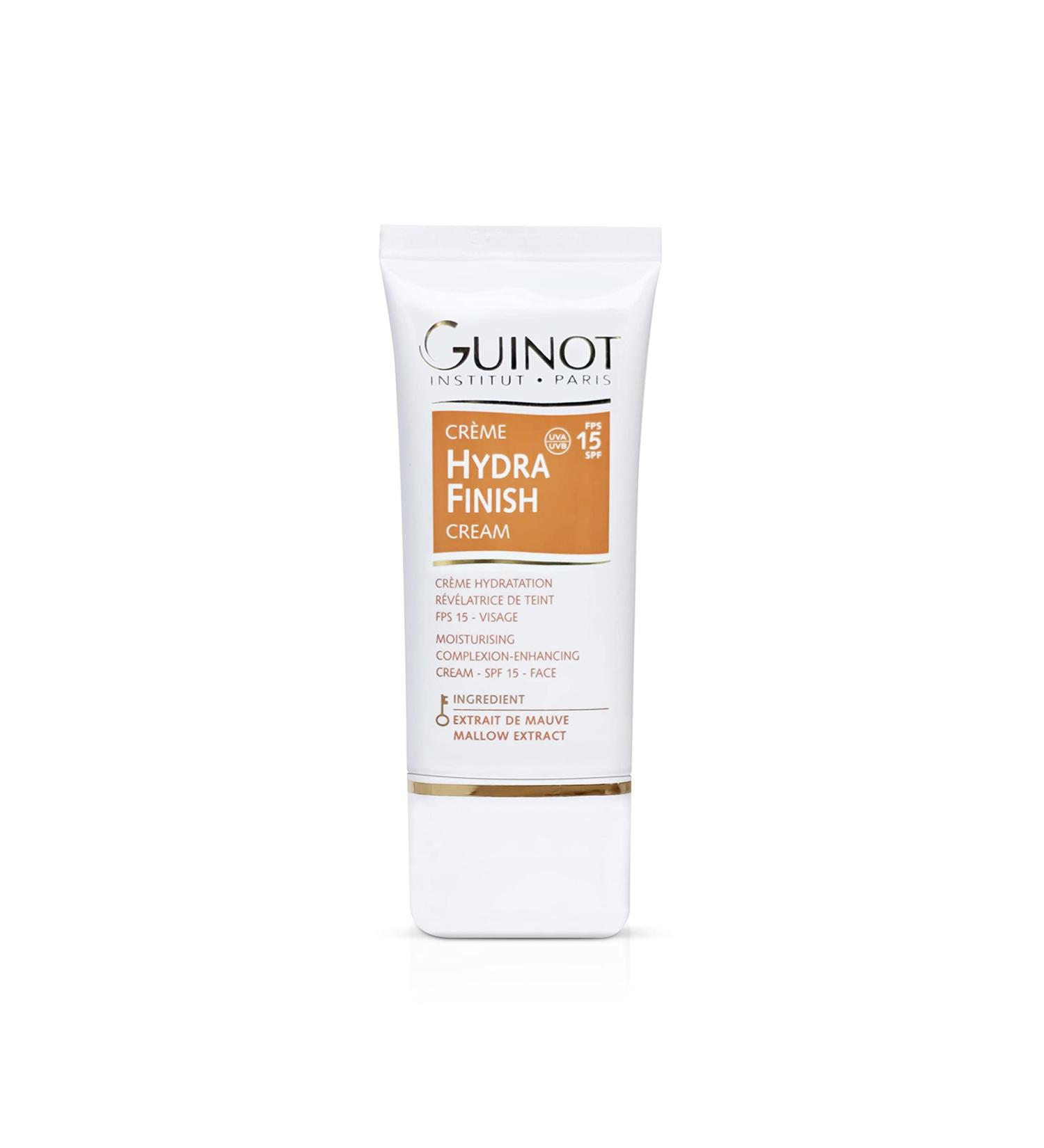 Guinot Hydra Finish SPF 15 Facial Cream 0.88 oz - Hydrating Sunscreen Moisturizer - Buy Online on GoSupps.com